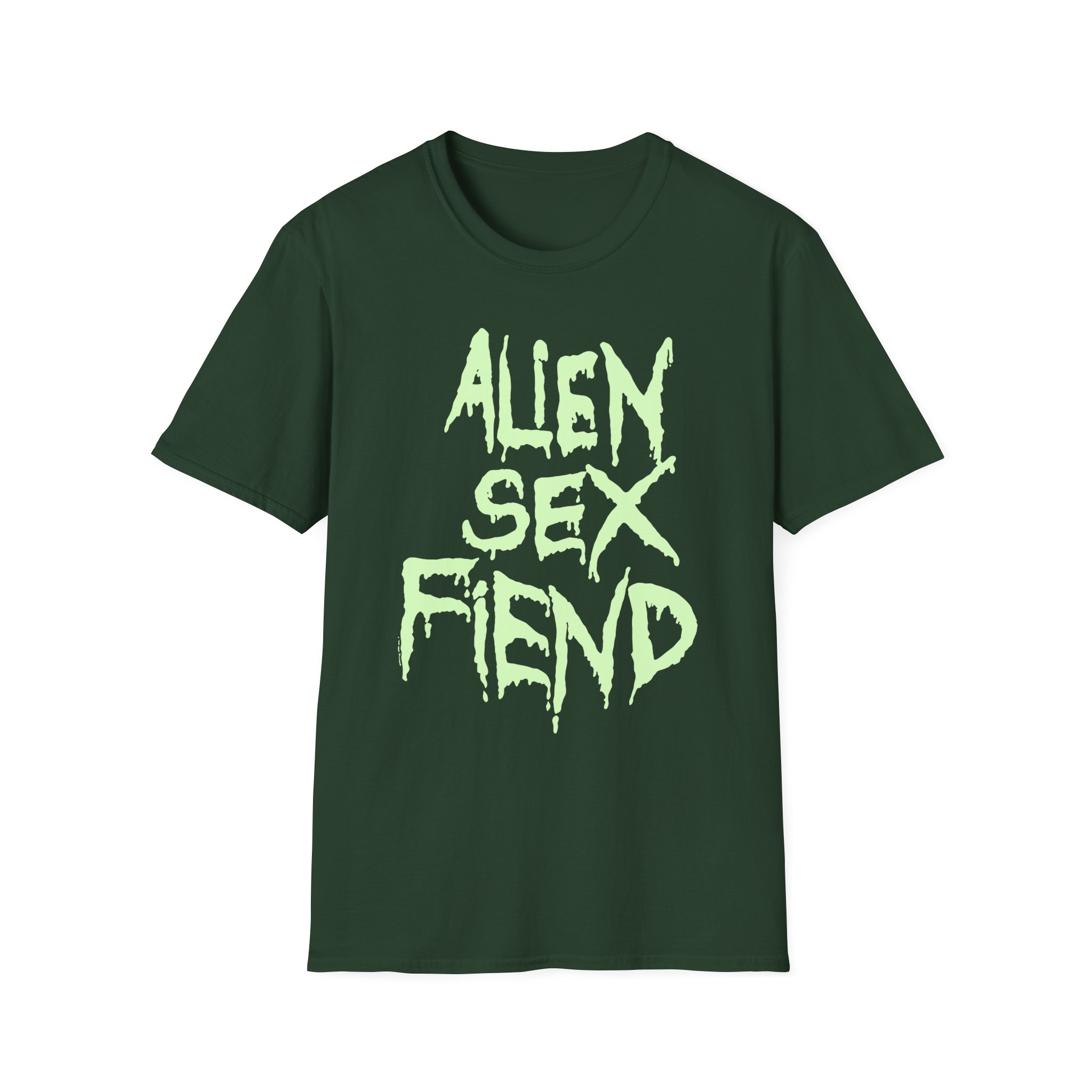 Alien Sex Fiend Glow in the Dark Unisex Softstyle T-Shirt