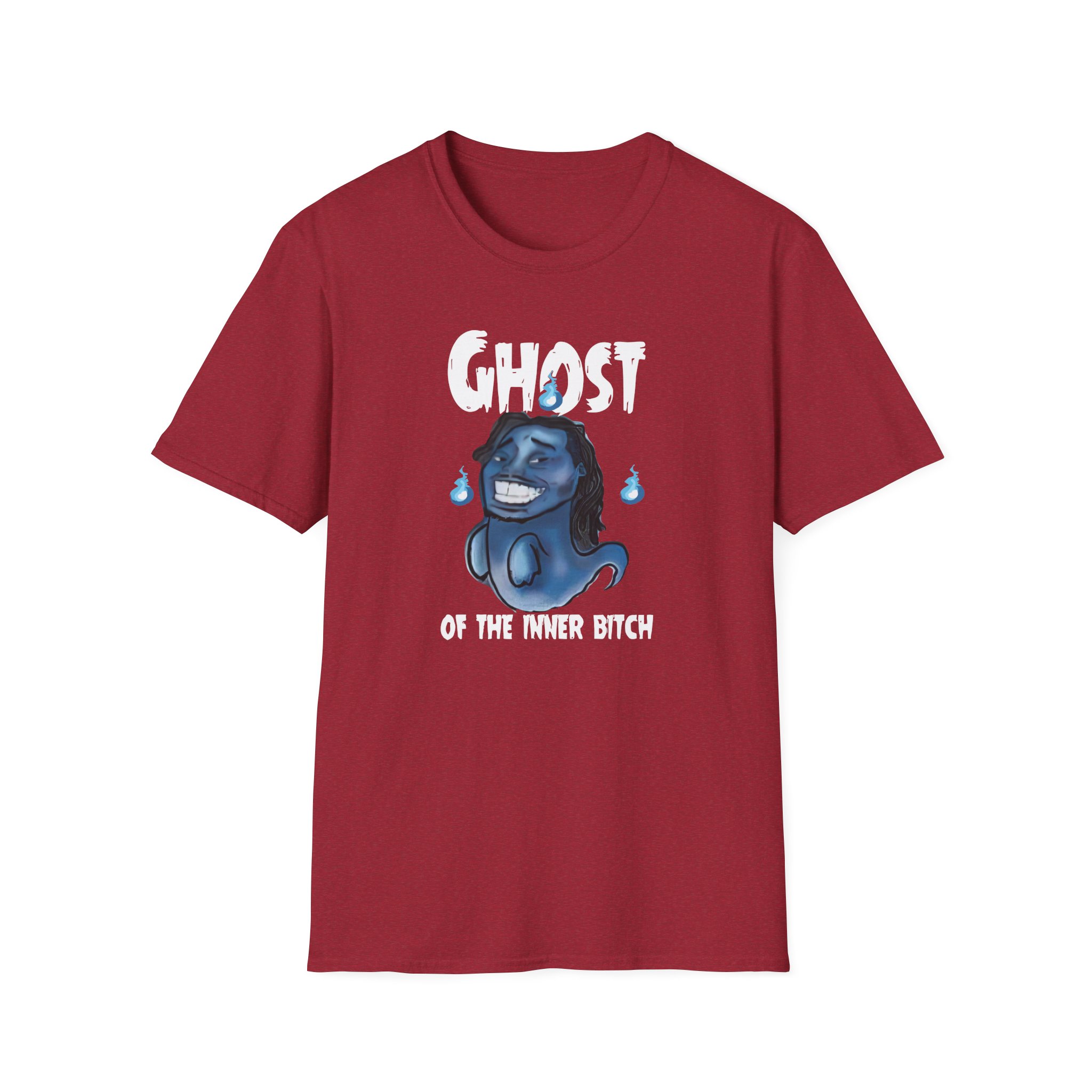 Aba and Preach Ghost of the Inner Bitch Unisex Softstyle T-Shirt
