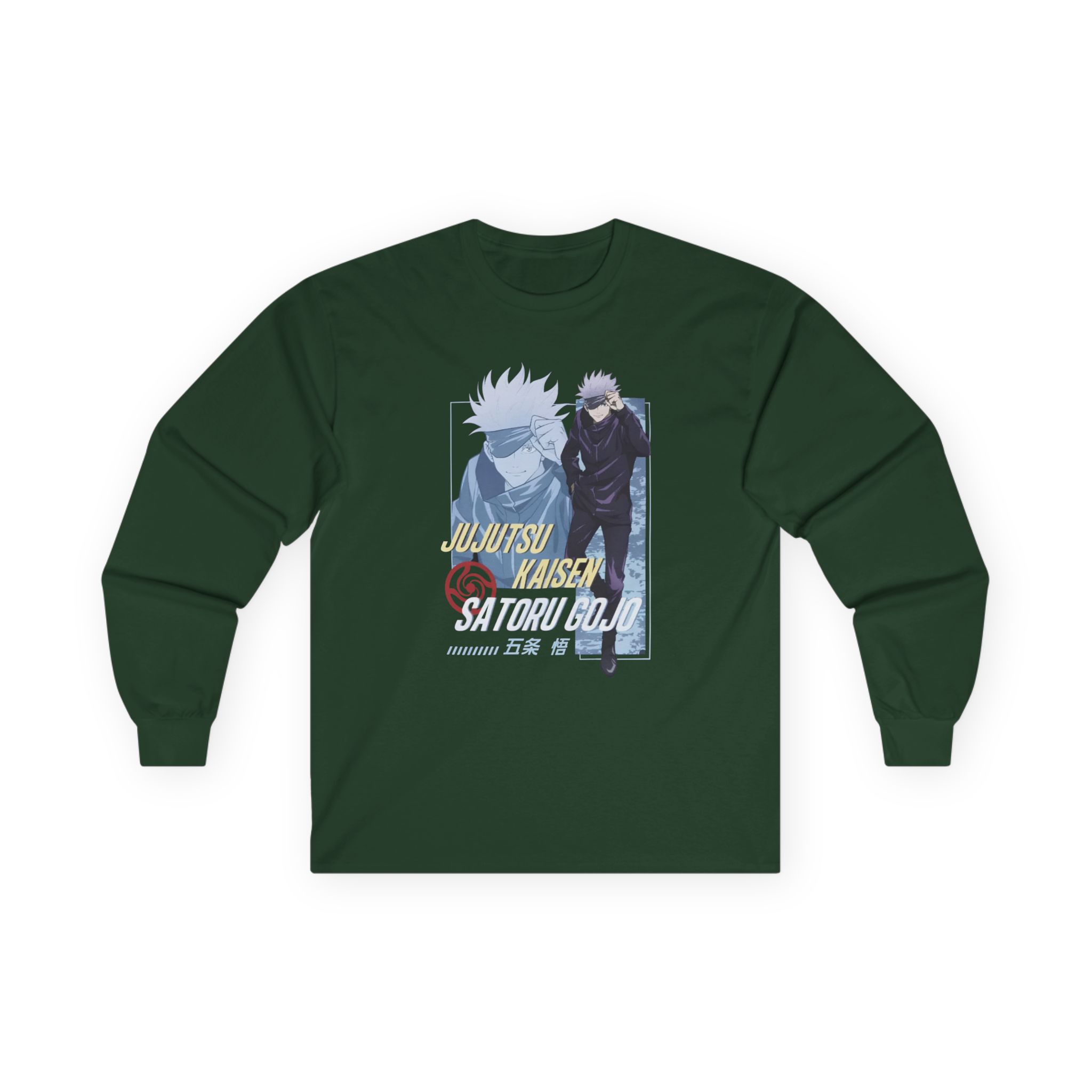 Jujutsu Kaisen Gojo Tonal Portrait Unisex Ultra Cotton Long Sleeve Tee