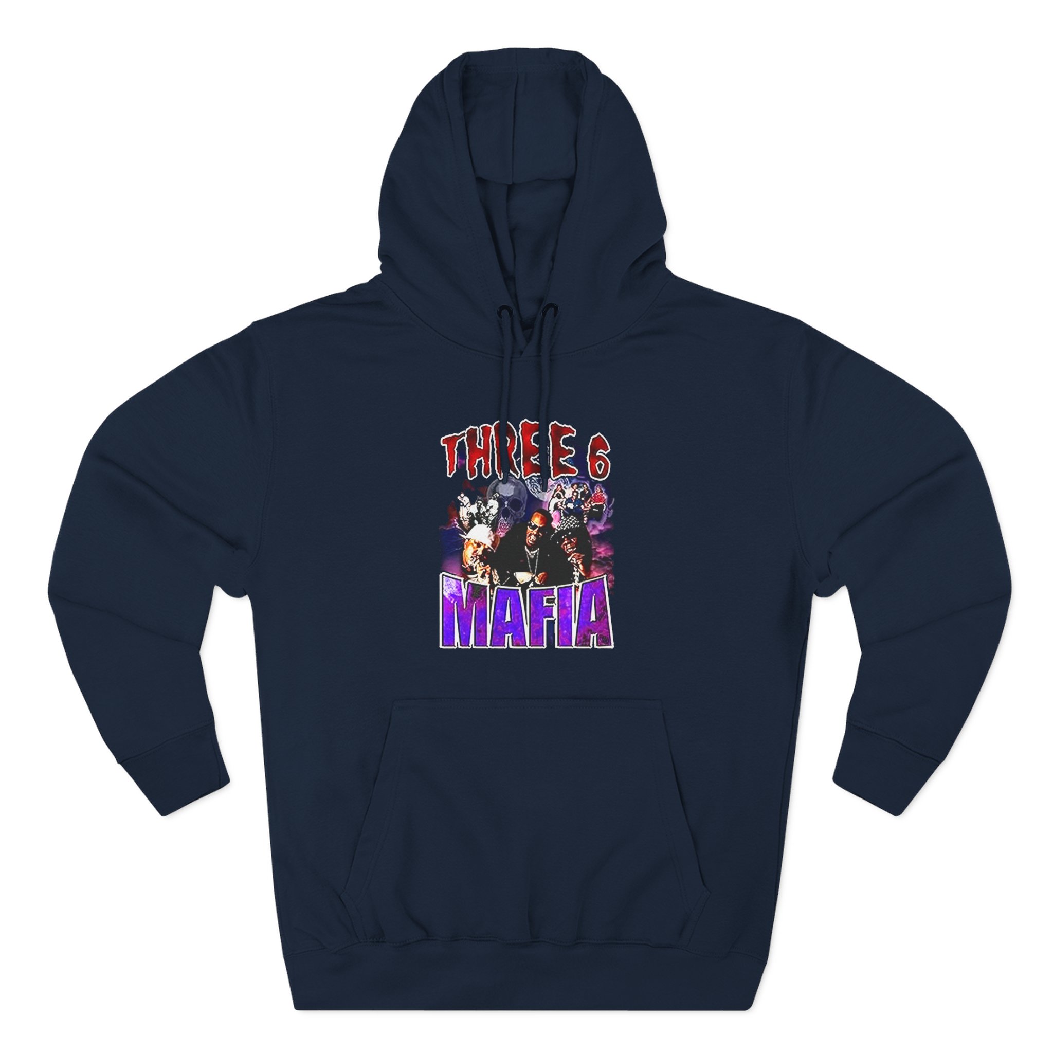 Three 6 Mafia Three-Panel Fleece Hoodie