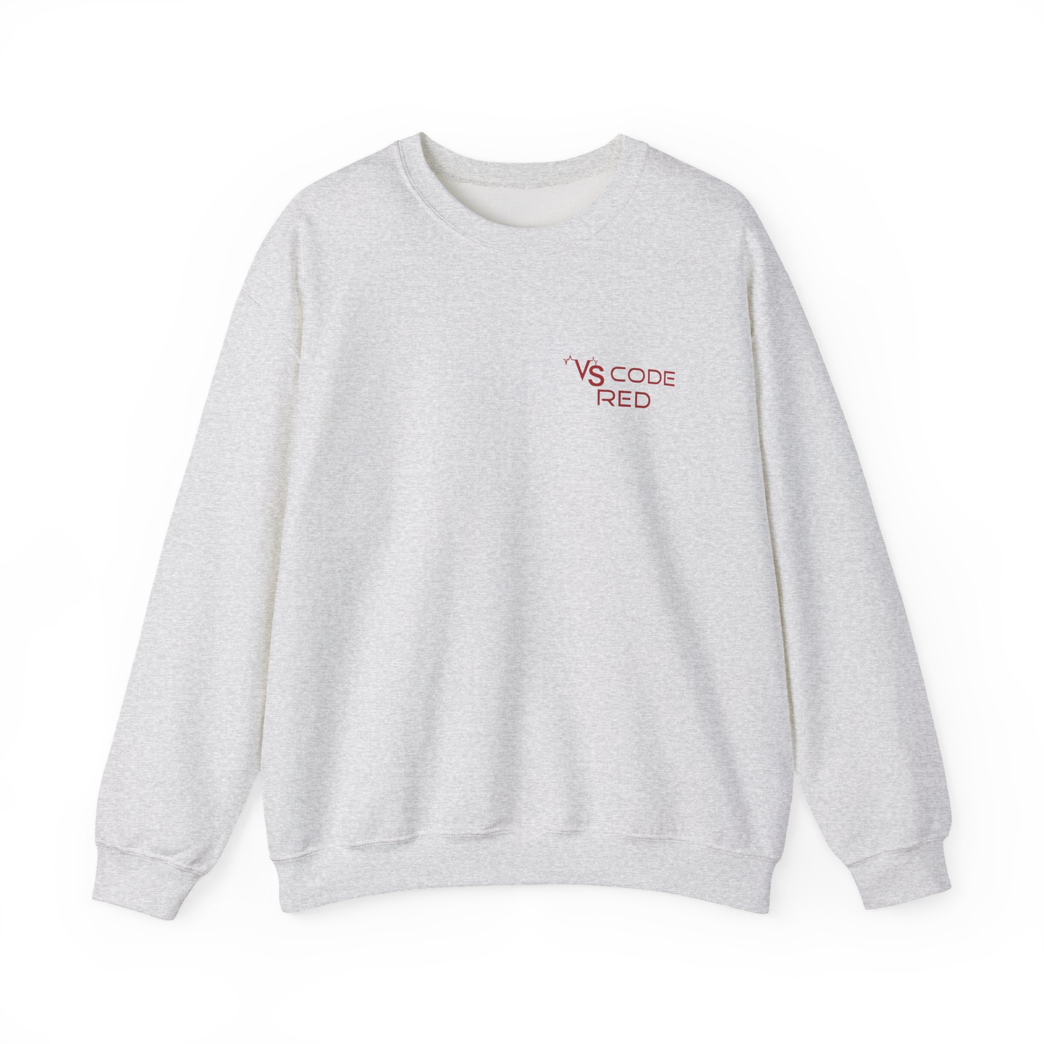 Katie Van Slyke VS Code Red Unisex Heavy Blendâ„¢ Crewneck Sweatshirt