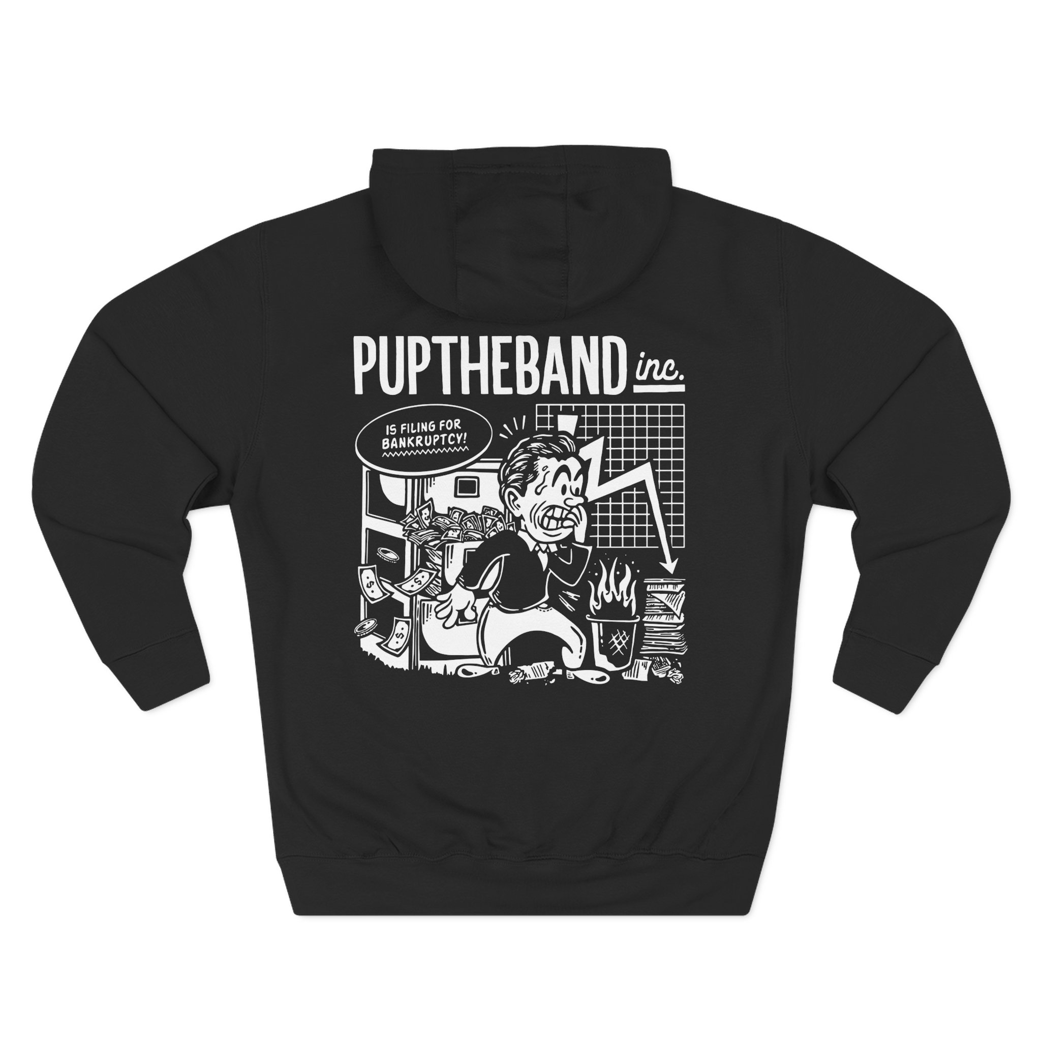 Pup Employee of the Month Three-Panel Fleece Hoodie