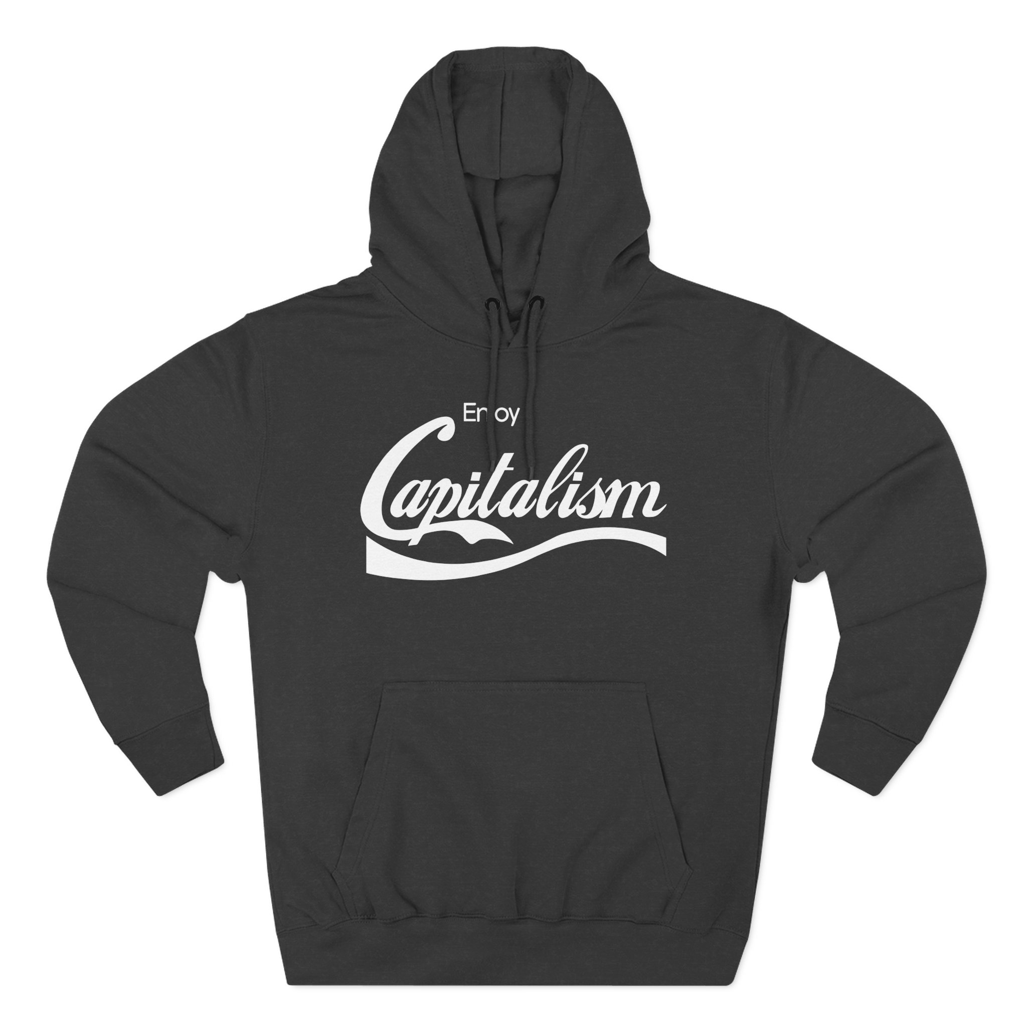Valuetainment Enjoy Capitalism Three-Panel Fleece Hoodie