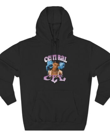 Central Cee Rap Three-Panel Fleece Hoodie