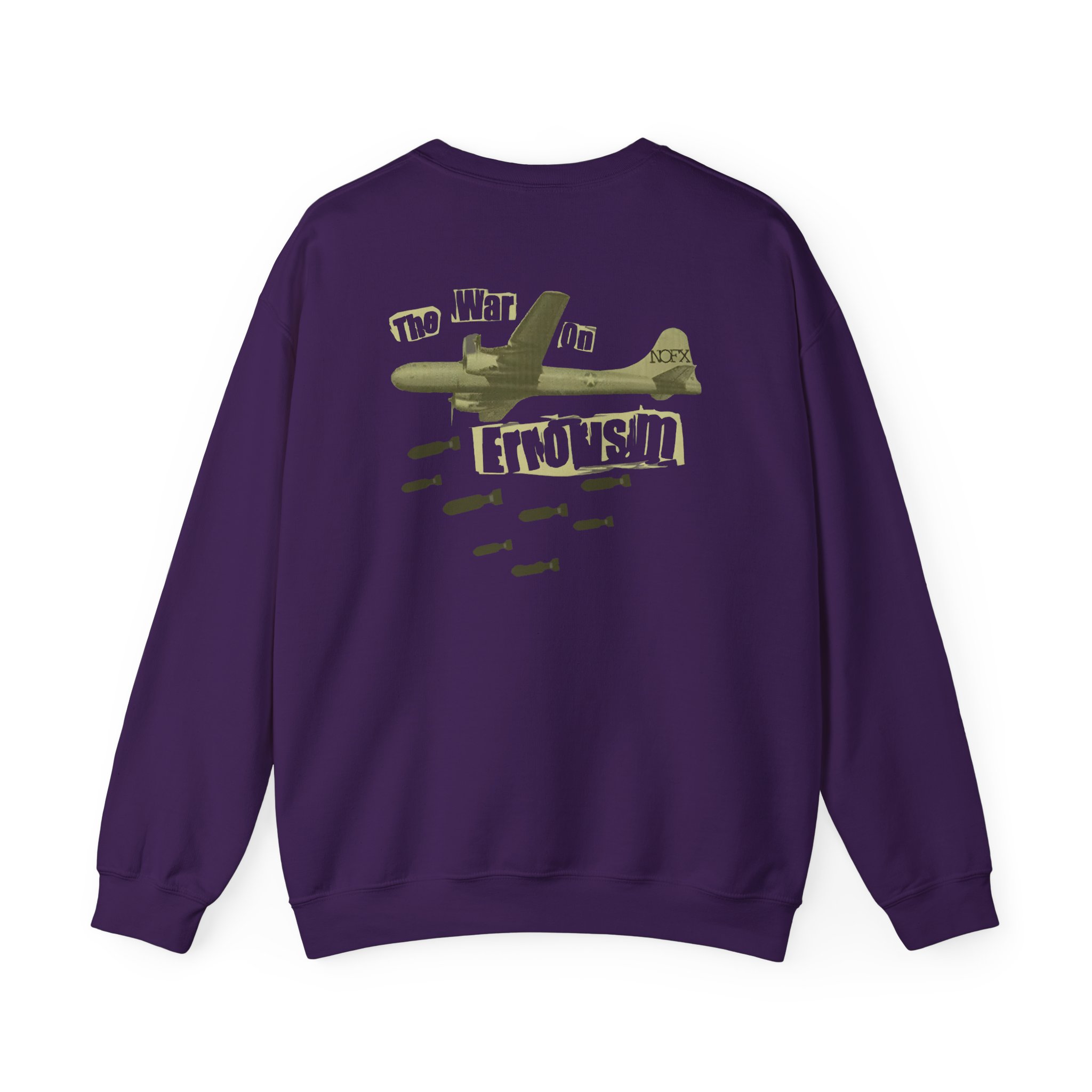 Nofx Dropping Bombs Unisex Heavy Blendâ„¢ Crewneck Sweatshirt