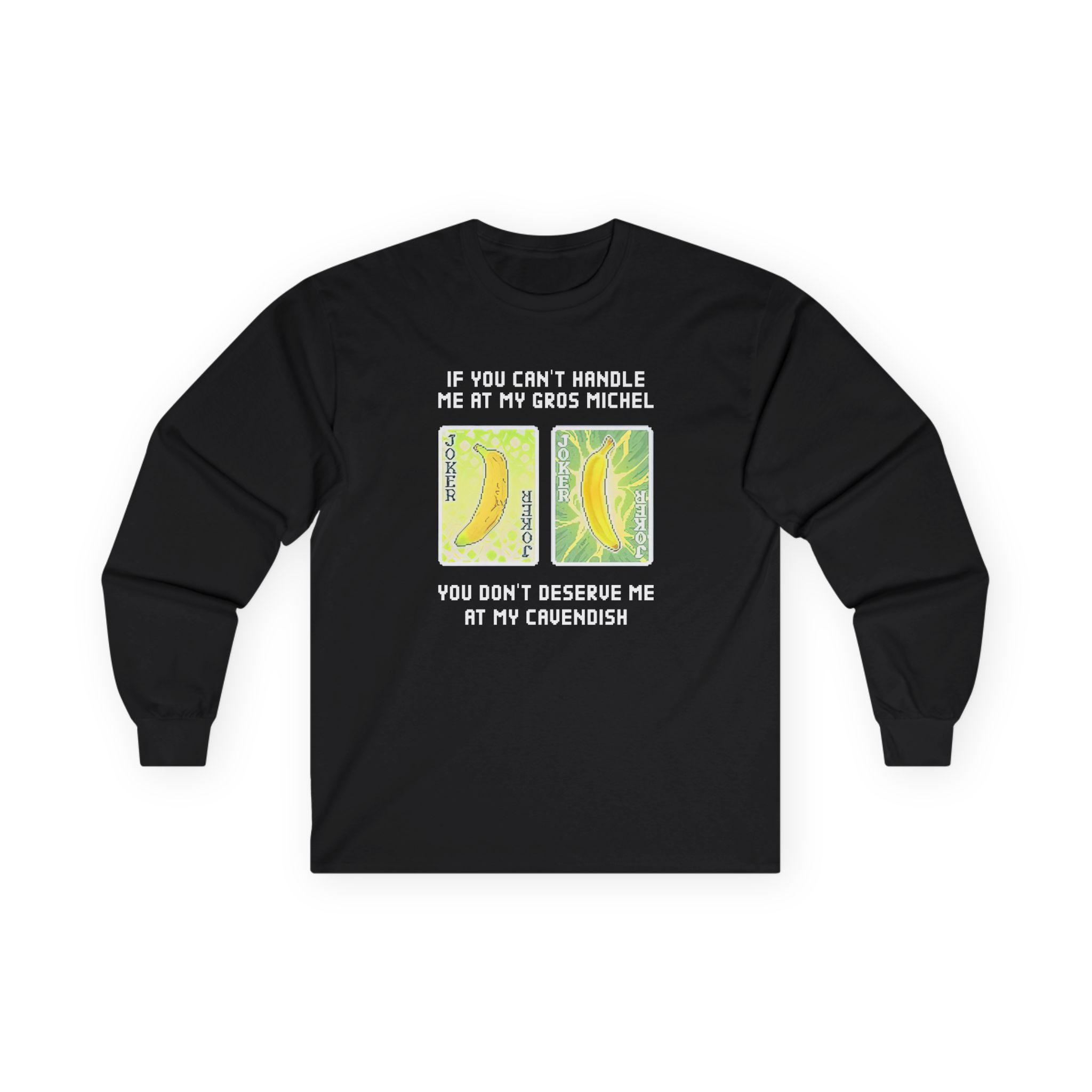 Balatro Gros Michel and Cavendish Jokker Banana Unisex Ultra Cotton Long Sleeve Tee