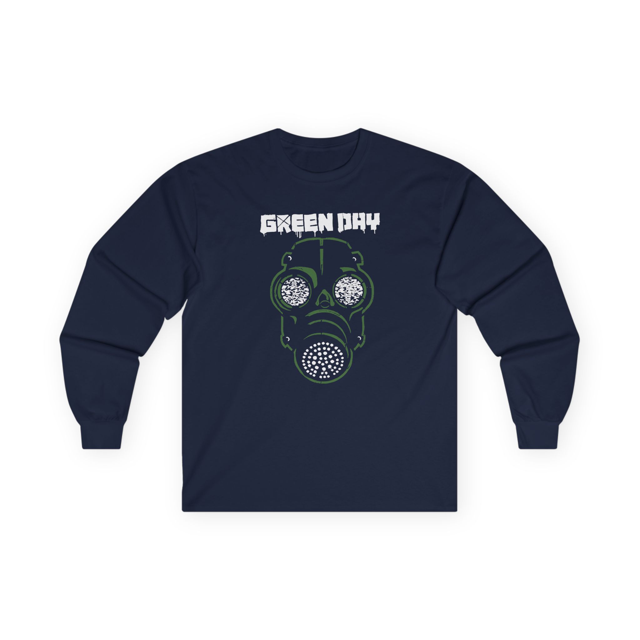 Green Day Gas Mask Long Unisex Ultra Cotton Long Sleeve Tee
