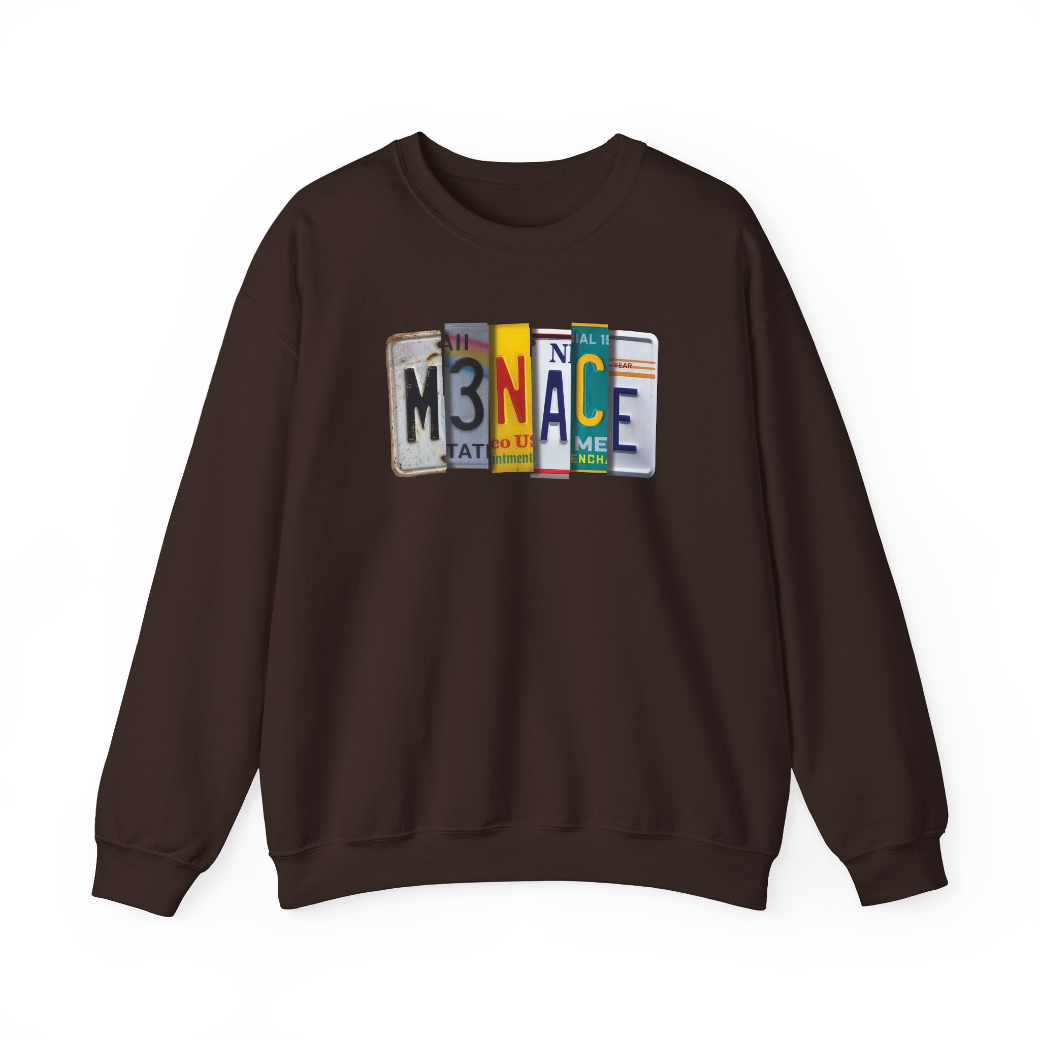 Kanel Joseph Menace License Plate Unisex Heavy Blendâ„¢ Crewneck Sweatshirt