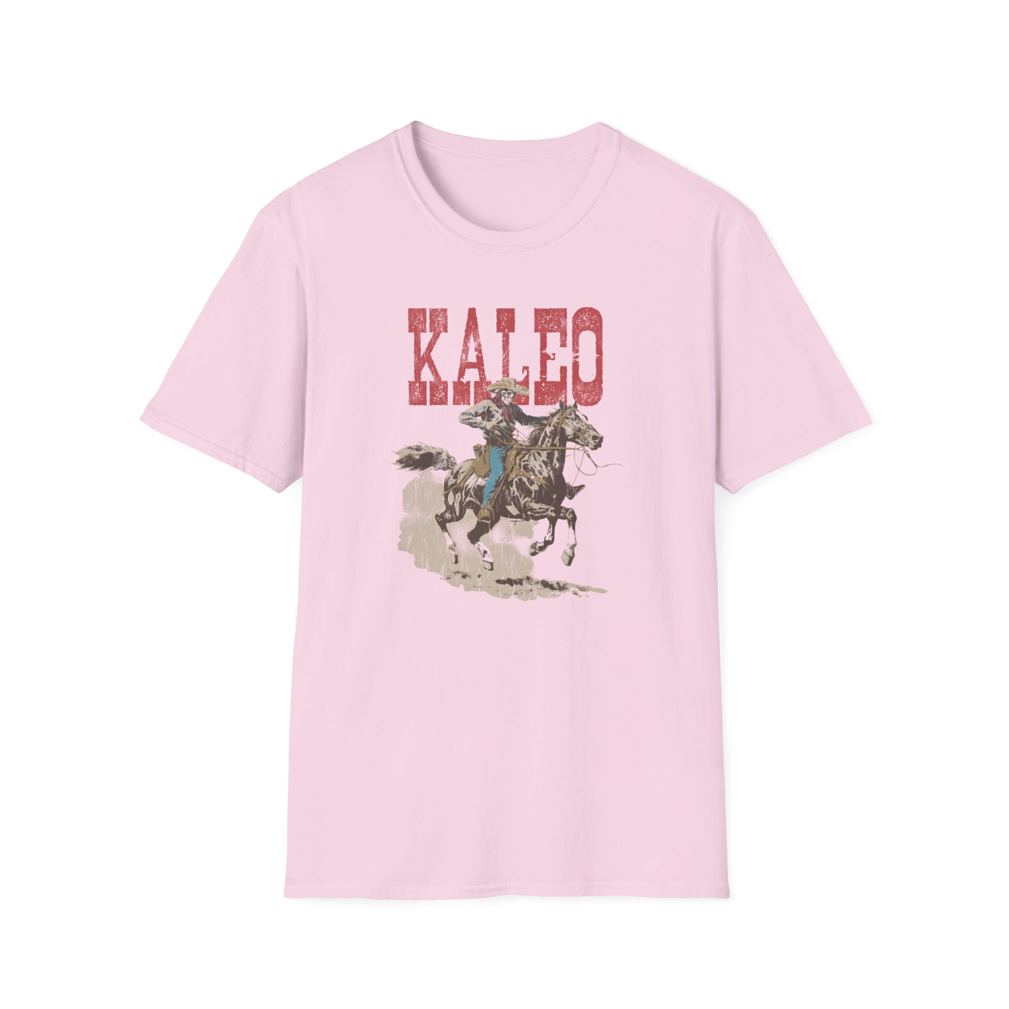 Kaleo Horse Racing Skeleton Unisex Softstyle T-Shirt