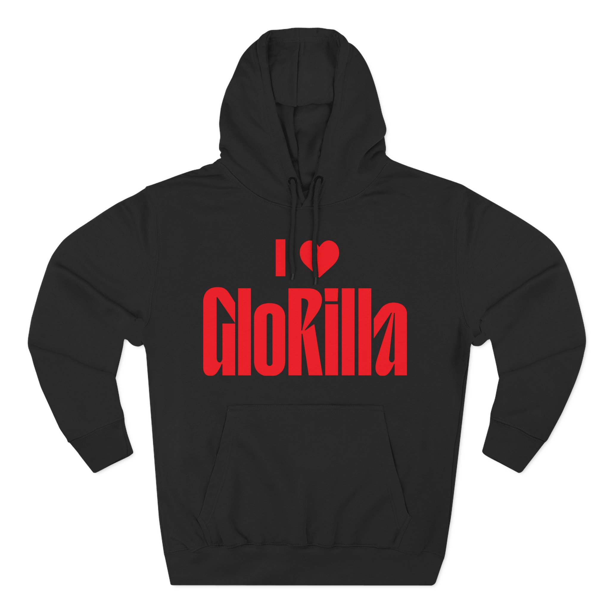I Love Glorilla Three-Panel Fleece Hoodie