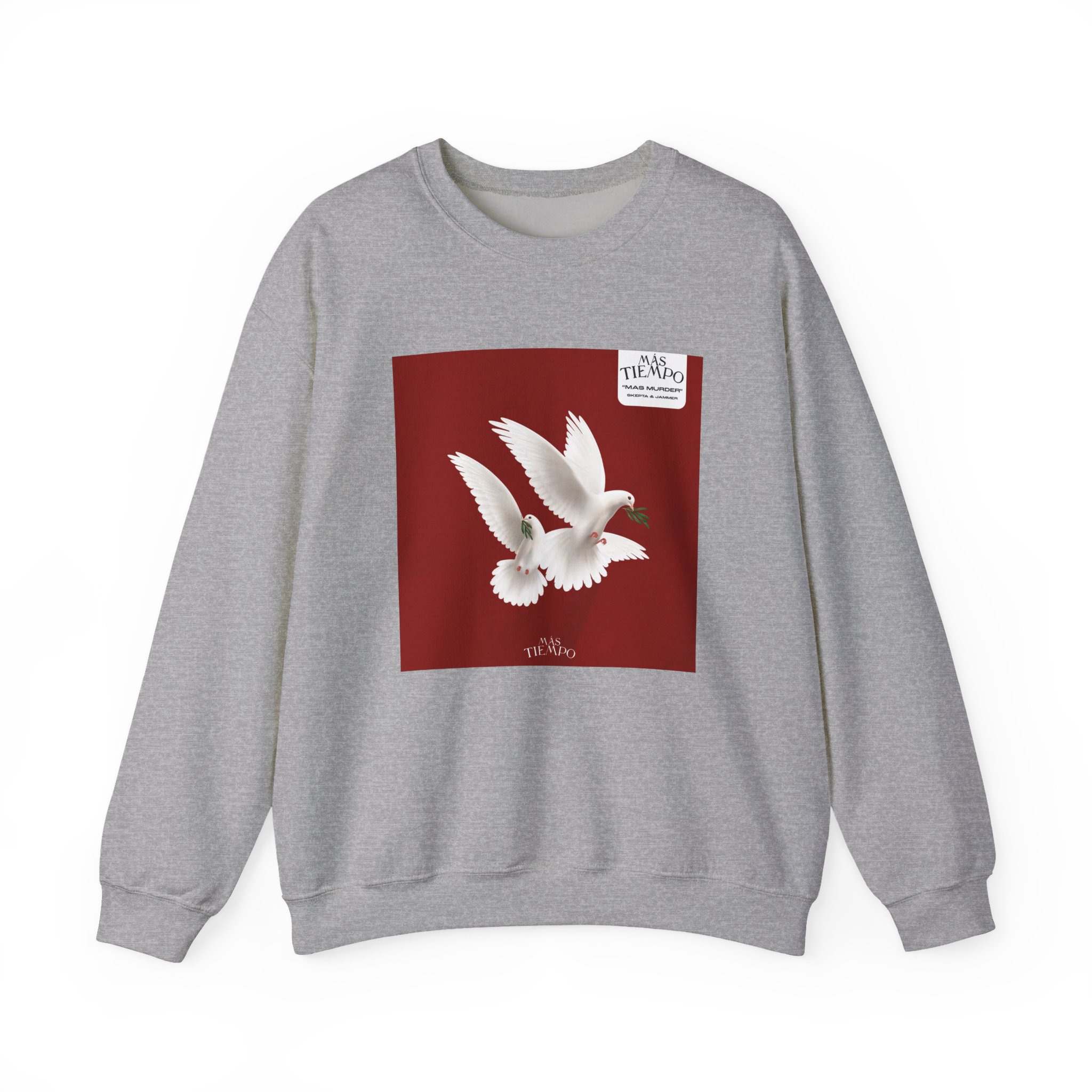 SK Joseph Olaitan Adenuga Jr Mas Tiempo Grime Hip Hop Unisex Heavy Blendâ„¢ Crewneck Sweatshirt