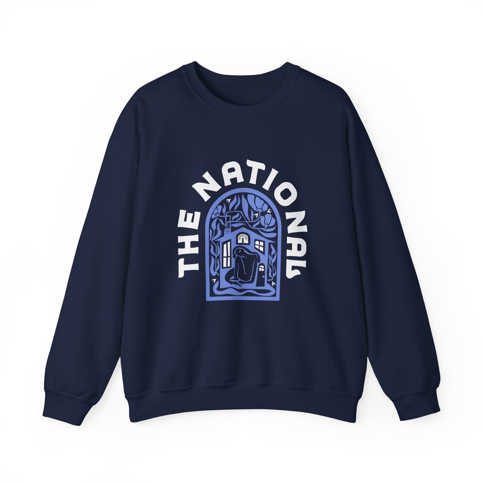 The National Turn Off the House Unisex Heavy Blend Crewneck Sweatshirt