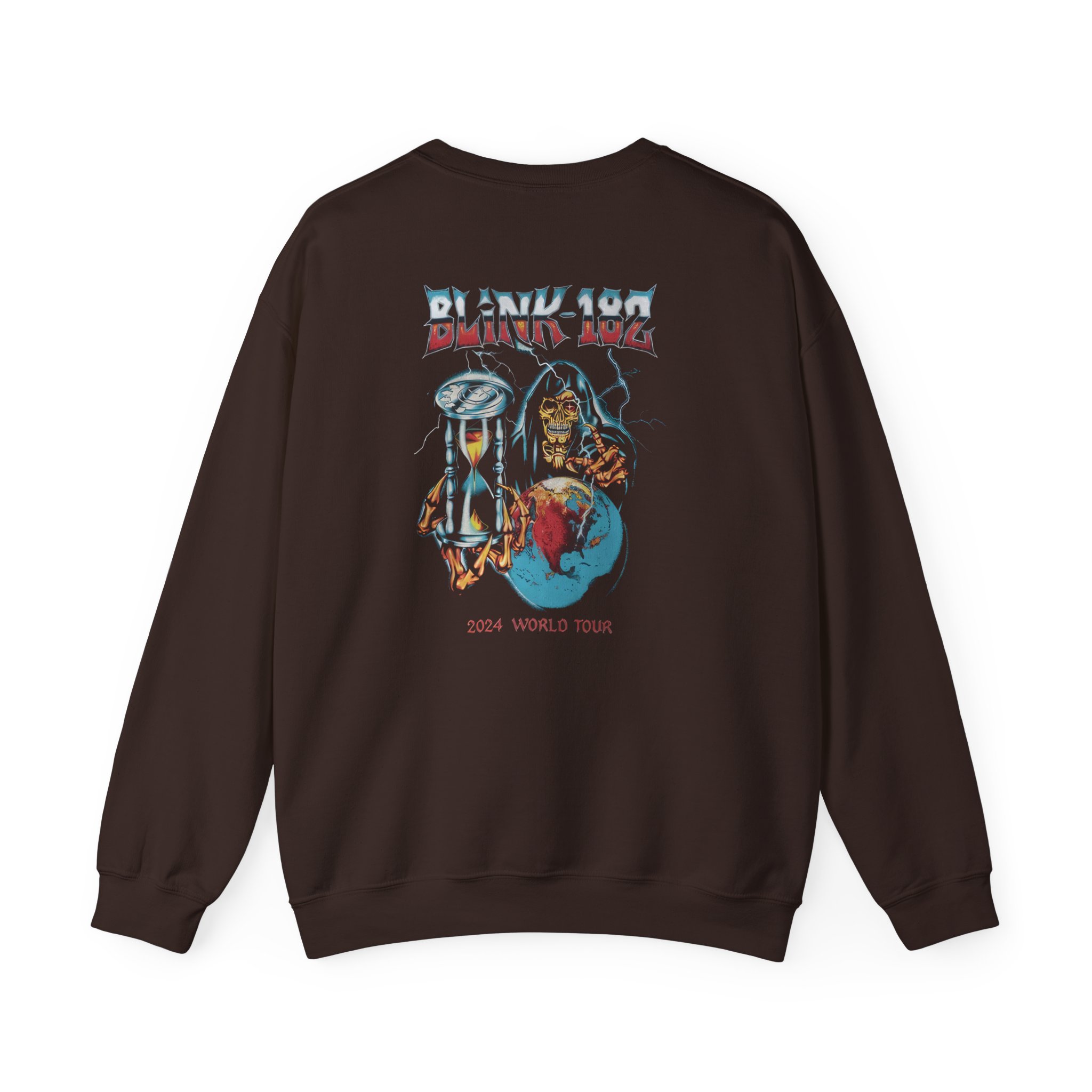 Blink 182 World Tour Unisex Heavy Blendâ„¢ Crewneck Sweatshirt