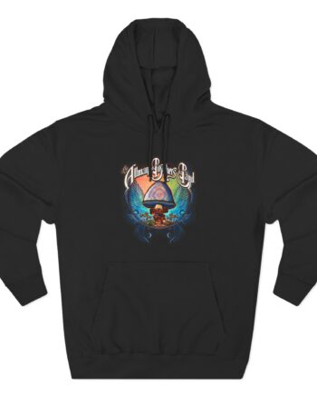 The Allman Brothers Psychedelic Mushroom Three-Panel Fleece Hoodie