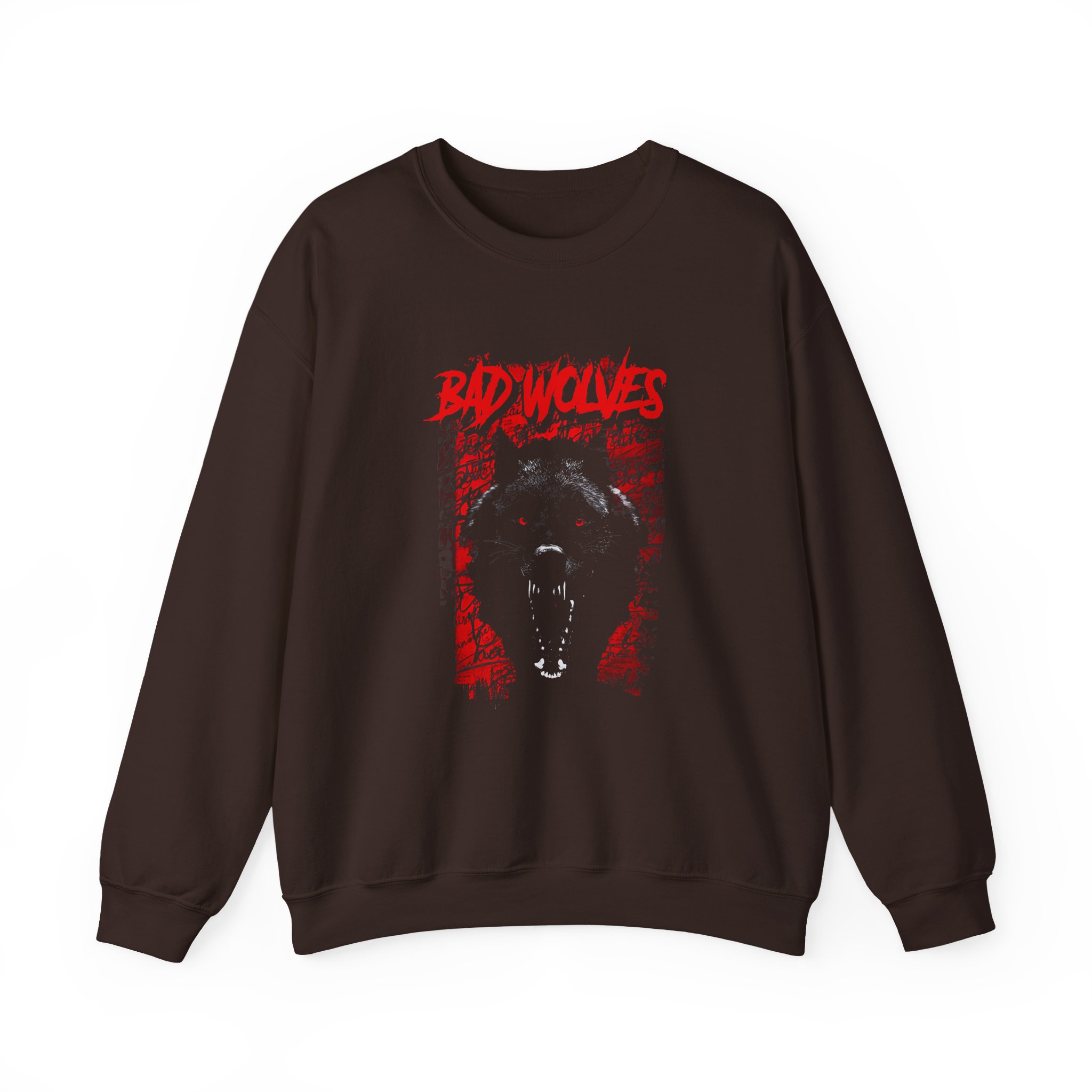 Bad Wolves Big Wolf Unisex Heavy Blendâ„¢ Crewneck Sweatshirt