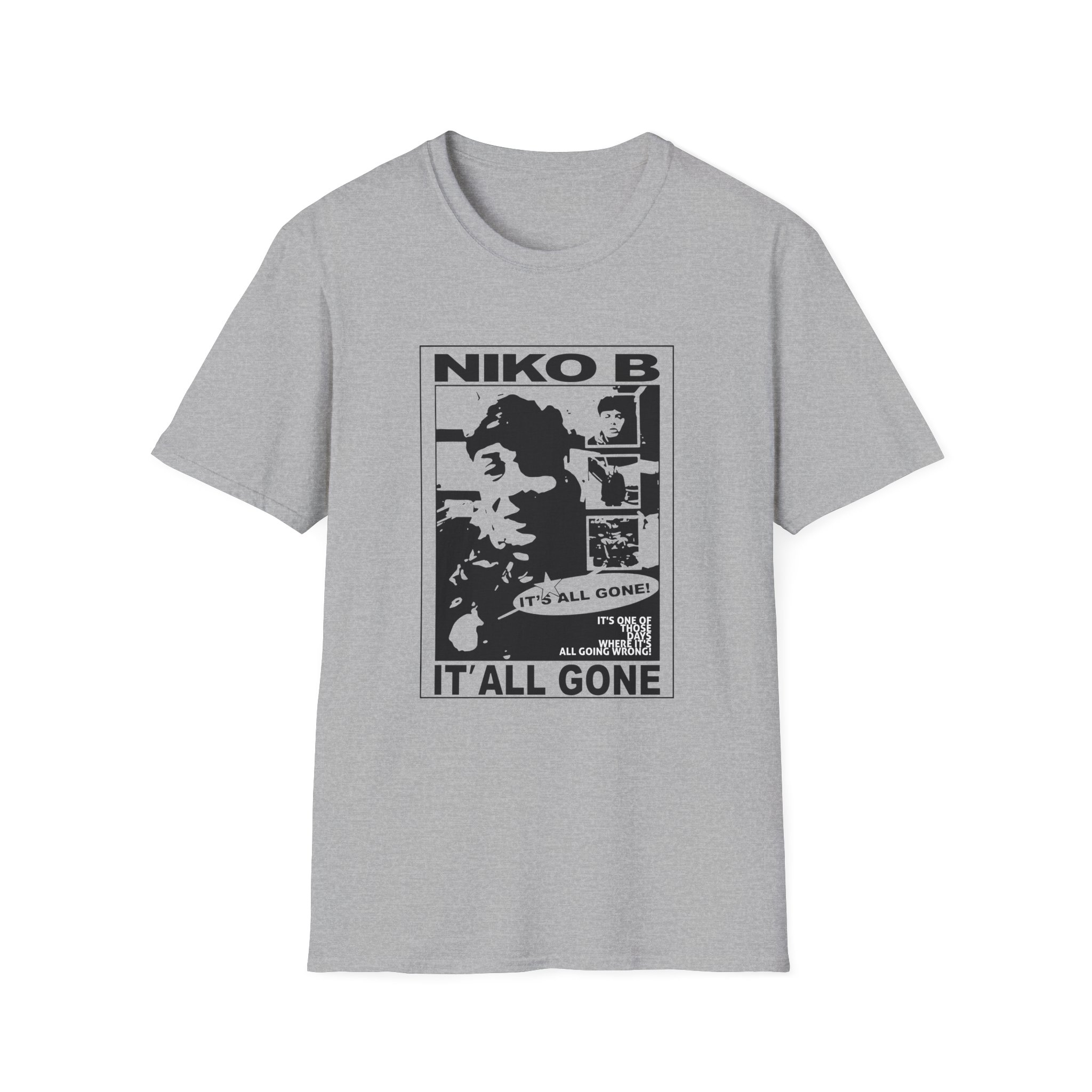 Niko B Its All Gone Unisex Softstyle T-shirt