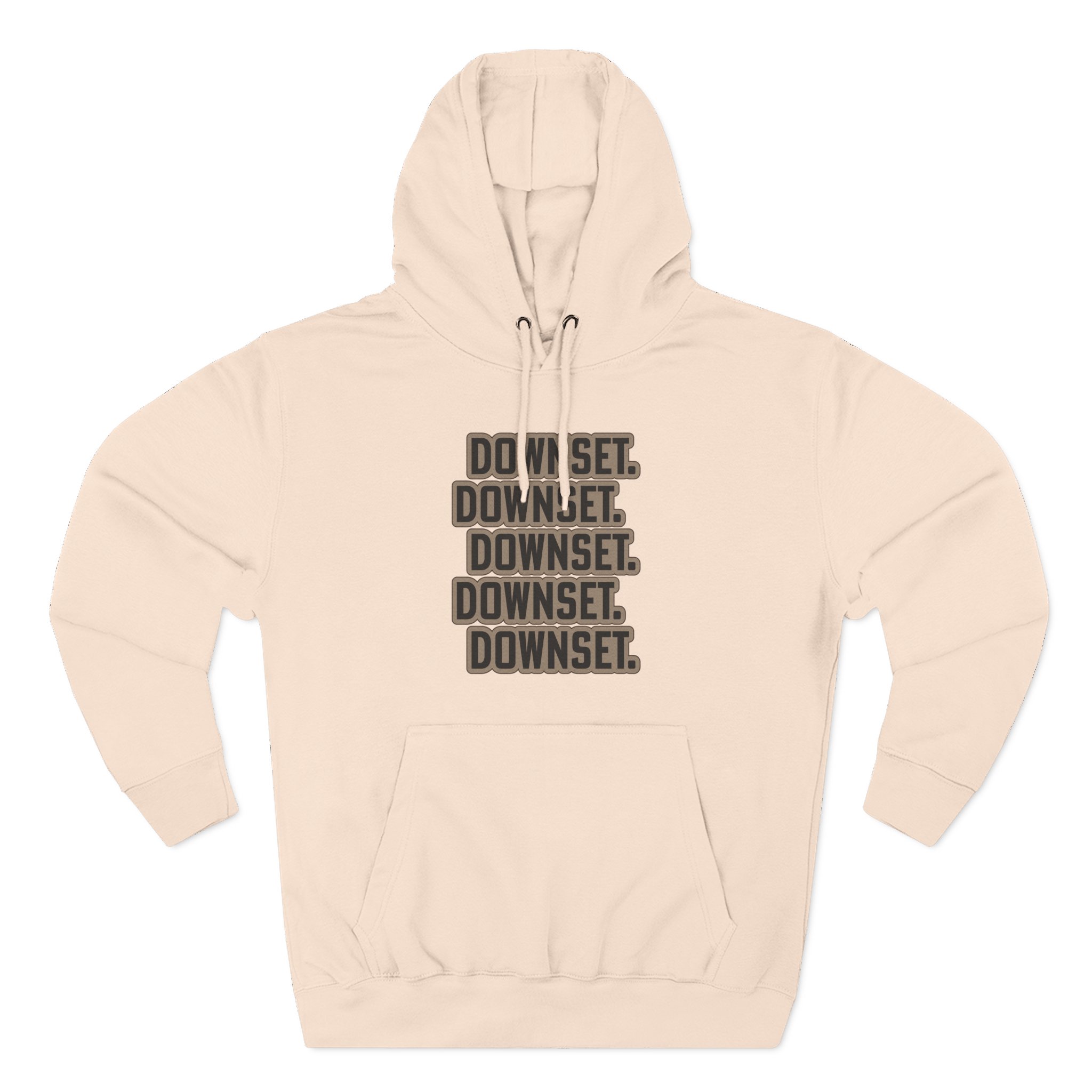 Downset Three-Panel Fleece Hoodie