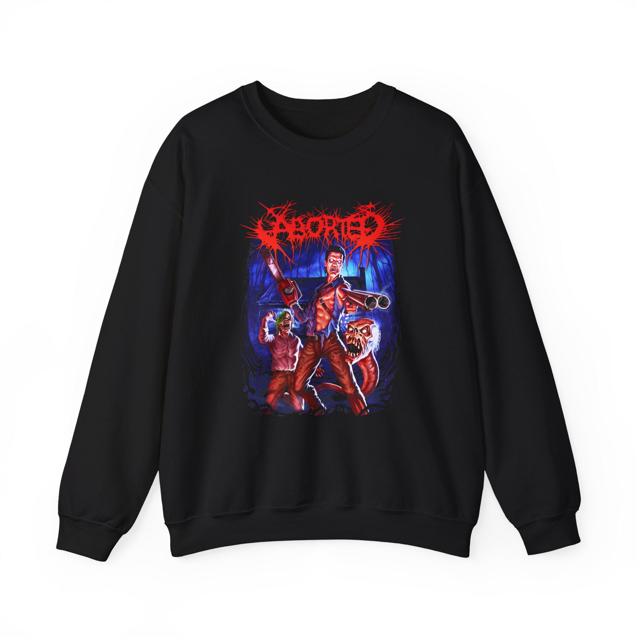 Aborted Ashy Blasty Unisex Heavy Blendâ„¢ Crewneck Sweatshirt