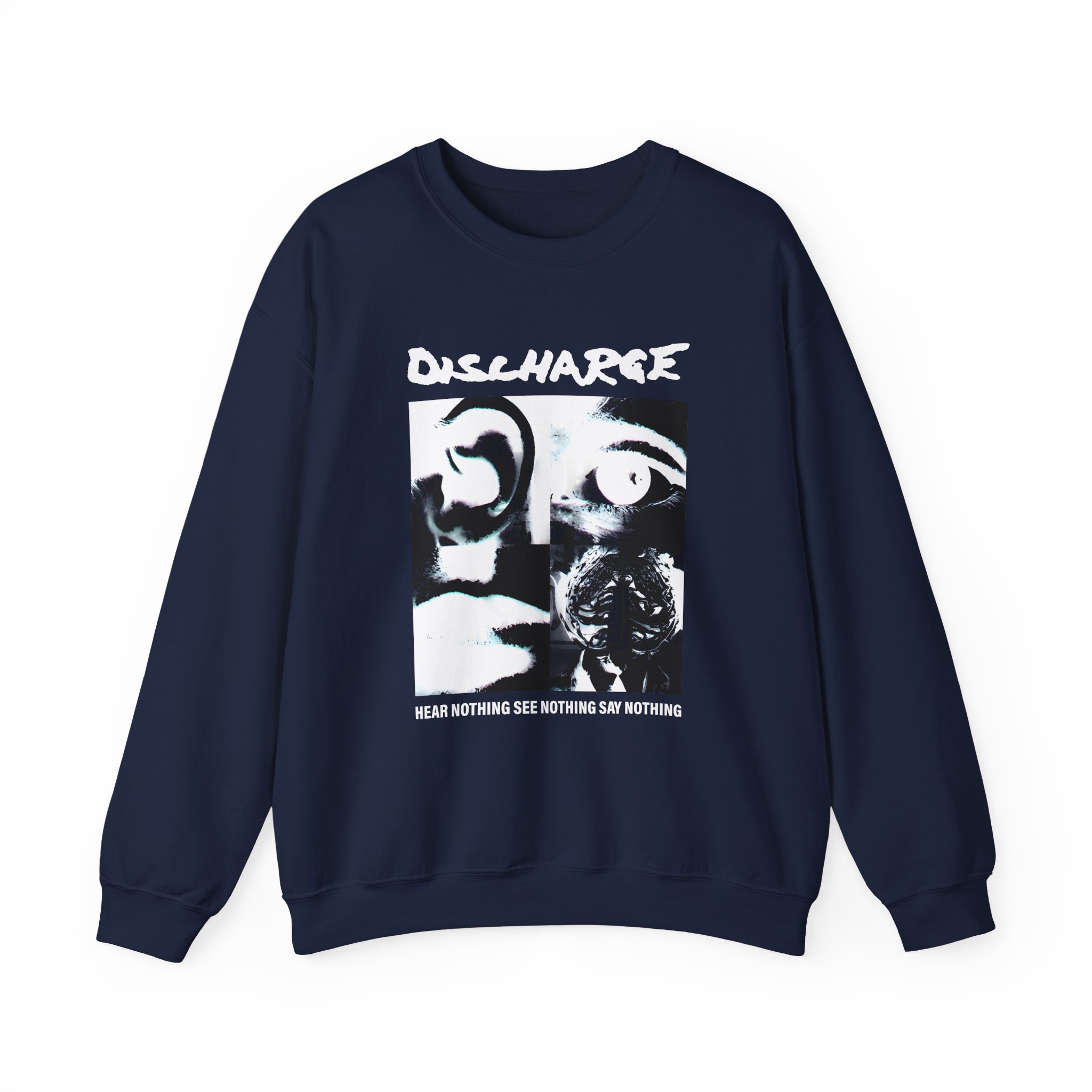 Discharge Hear Nothing Unisex Heavy Blendâ„¢ Crewneck Sweatshirt