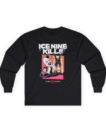 Ice Nine Kills Cut in Half Way to Halloween Unisex Ultra Cotton Long Sleeve Tee