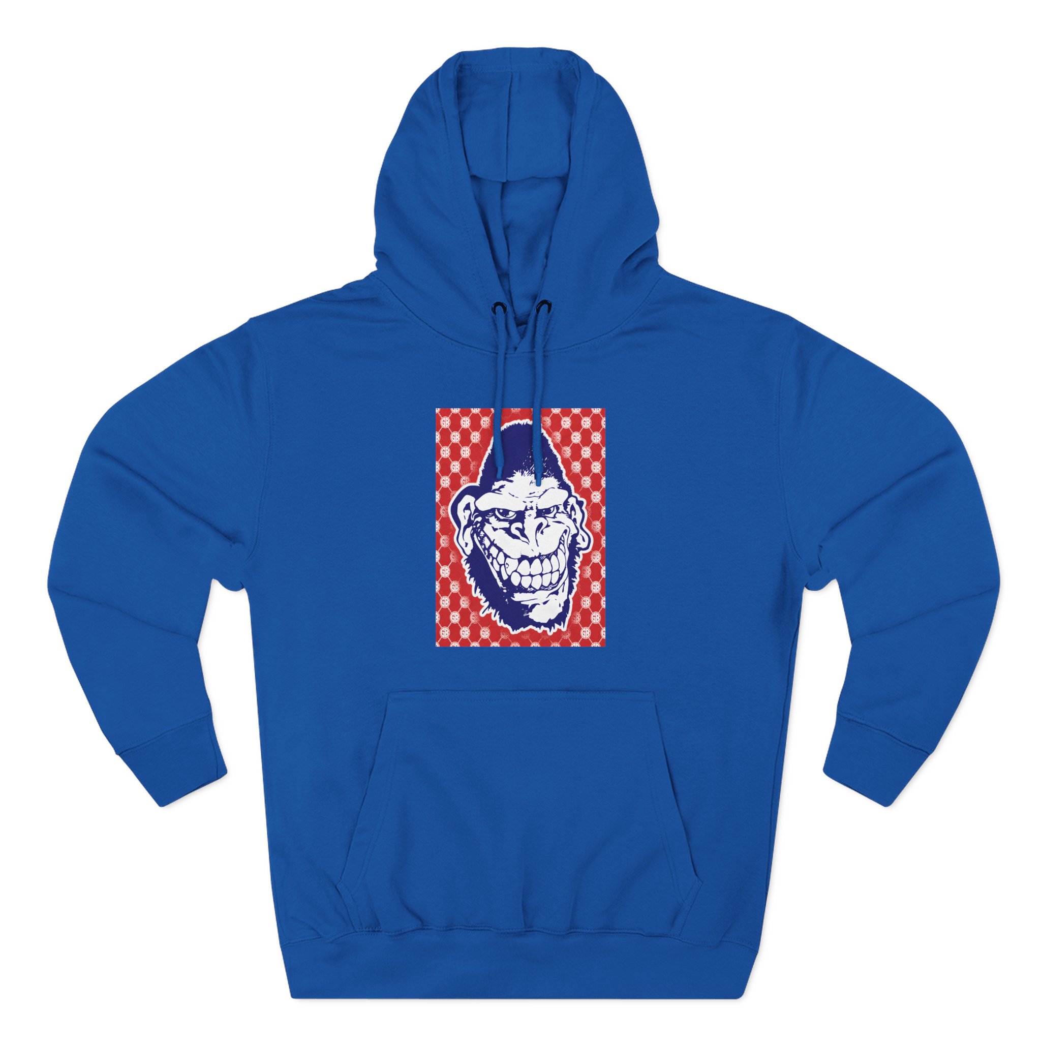 Gorilla Biscuits Gb Pattern Three-Panel Fleece Hoodie