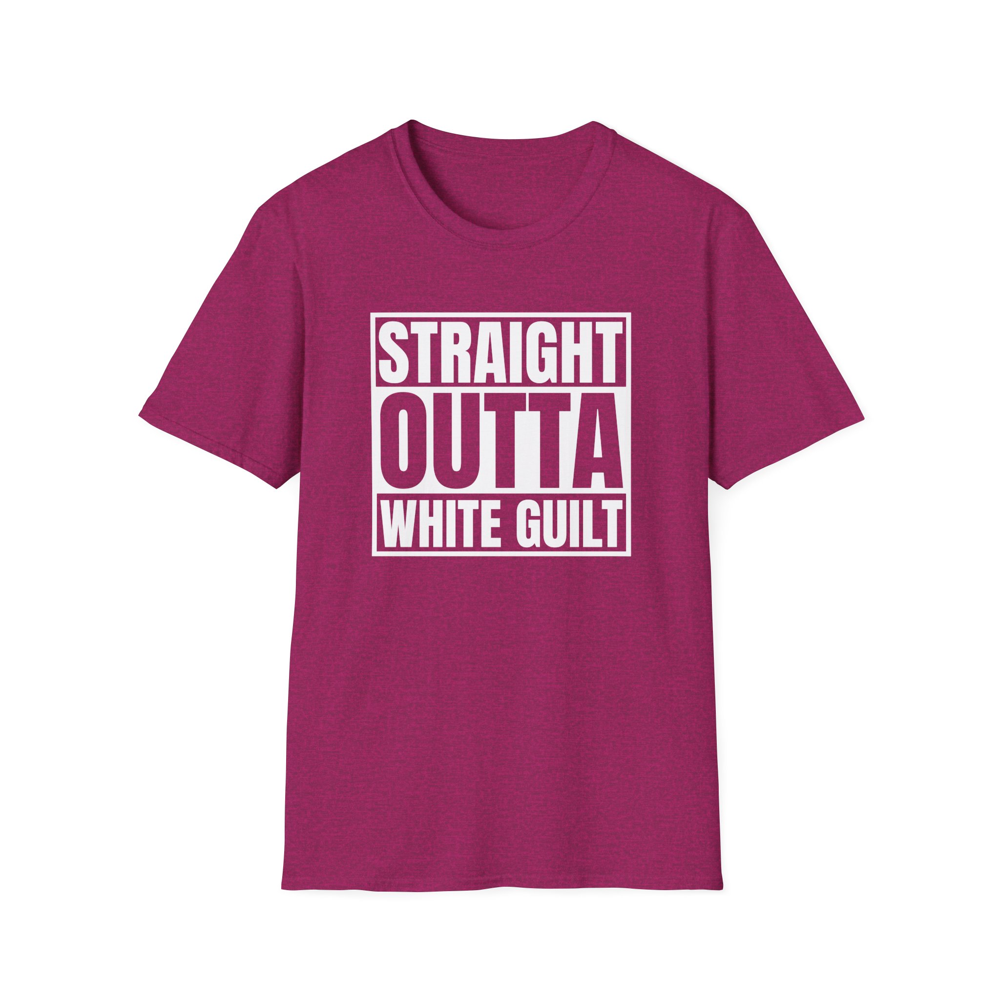 Upchurch Straight Outta White Guilt Unisex Softstyle T-Shirt