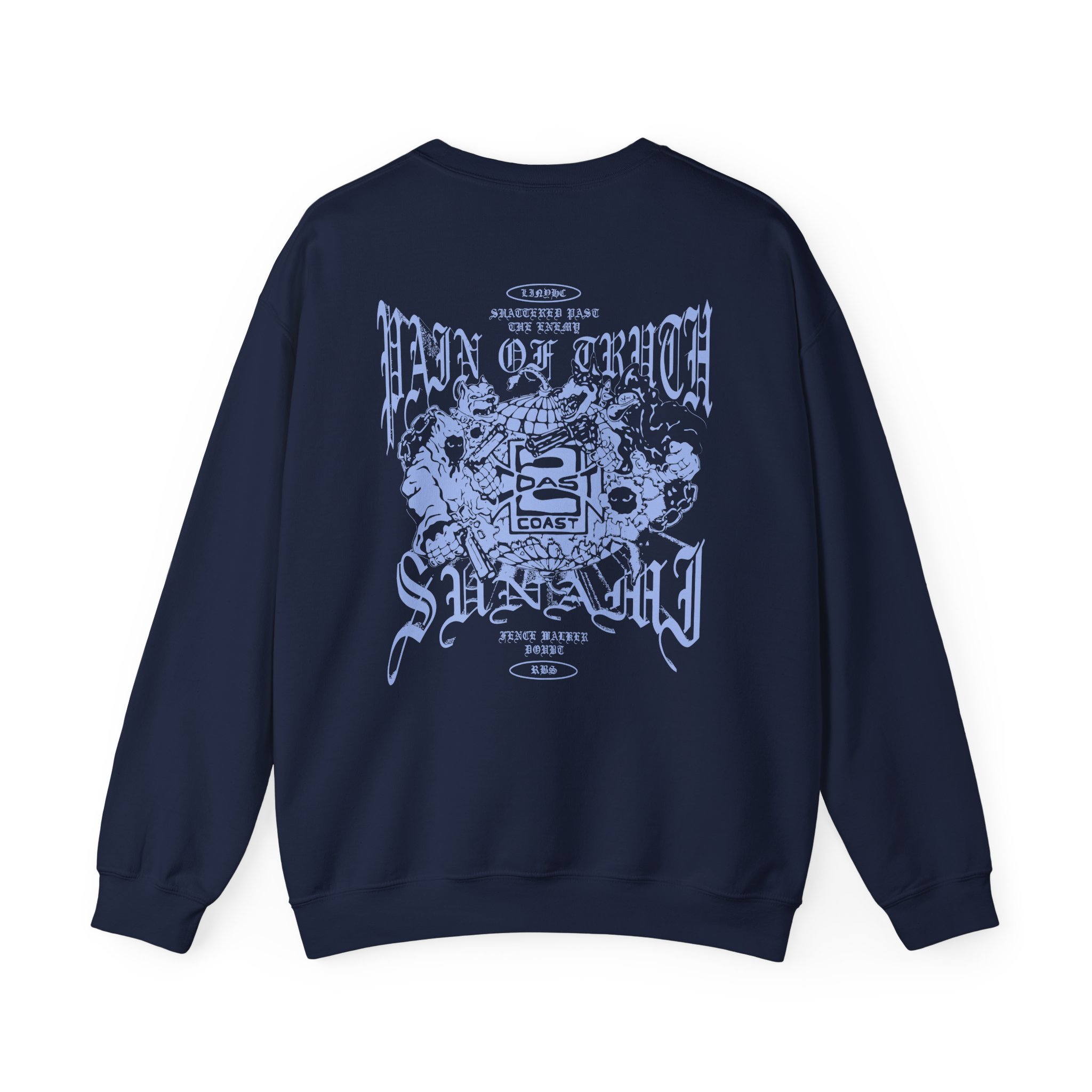 Pain of Truth Split Unisex Heavy Blendâ„¢ Crewneck Sweatshirt