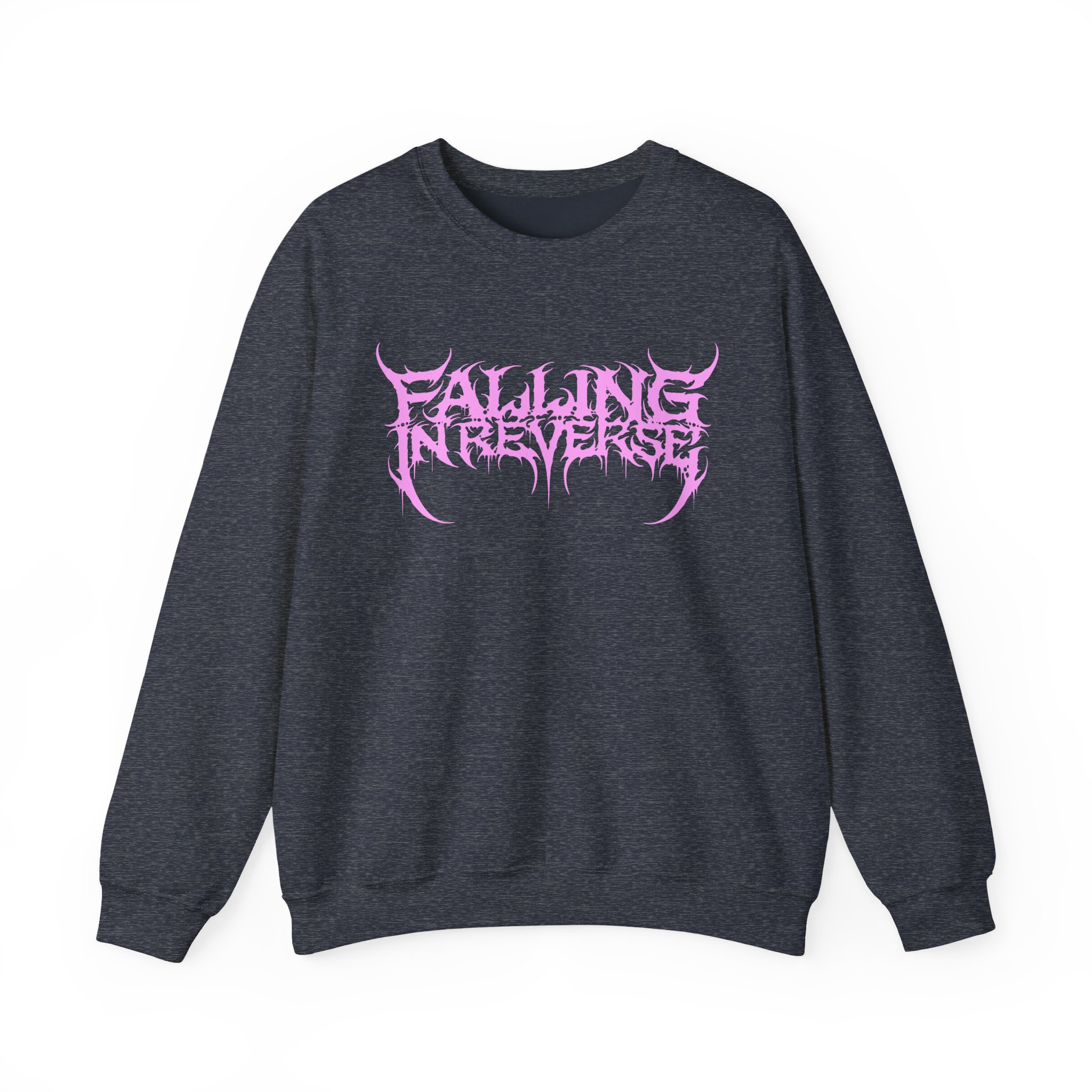 Falling in Reverse Popular Monster Text Unisex Heavy Blendâ„¢ Crewneck Sweatshirt