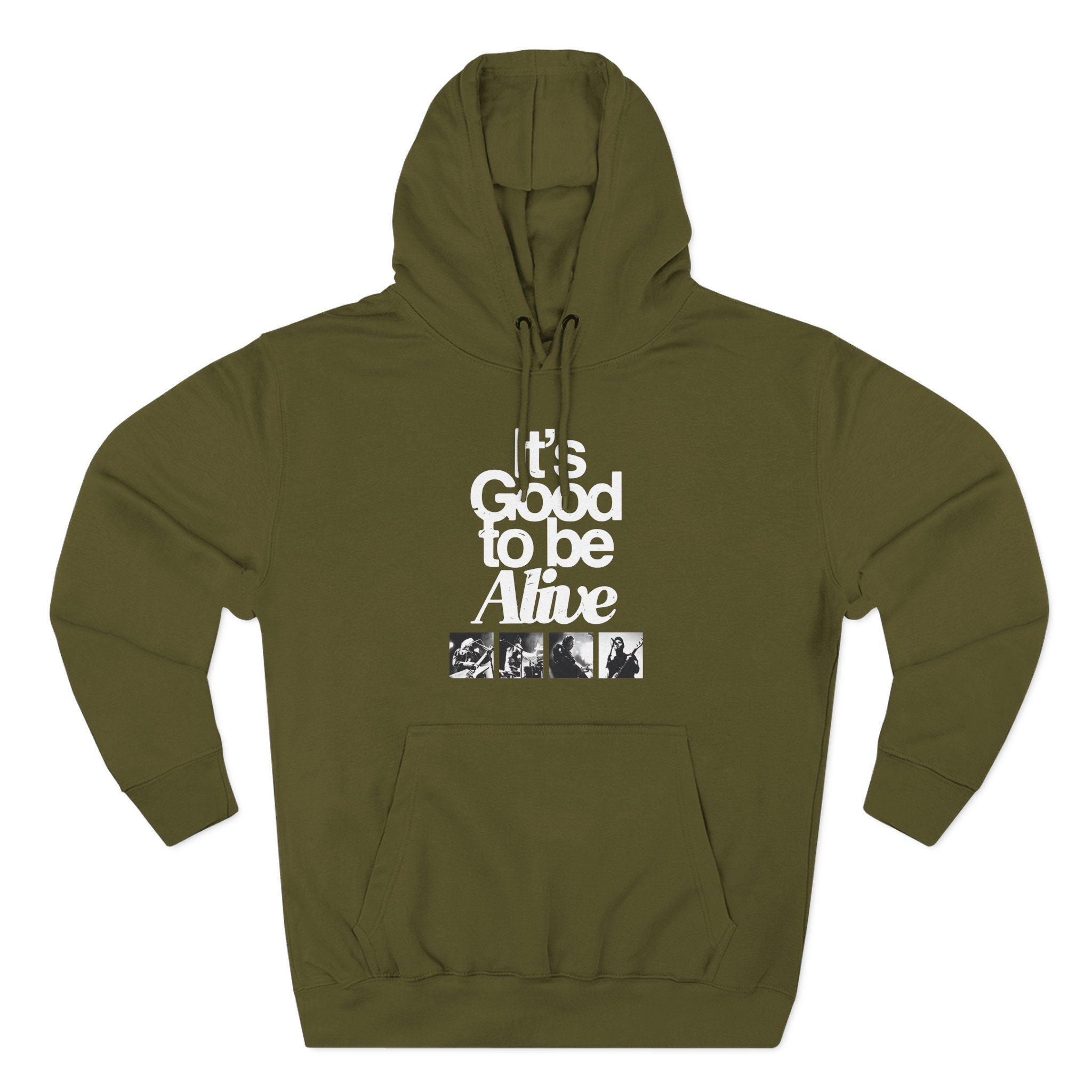 Gaslight Anthem Good to Be Alive Three-Panel Fleece Hoodie