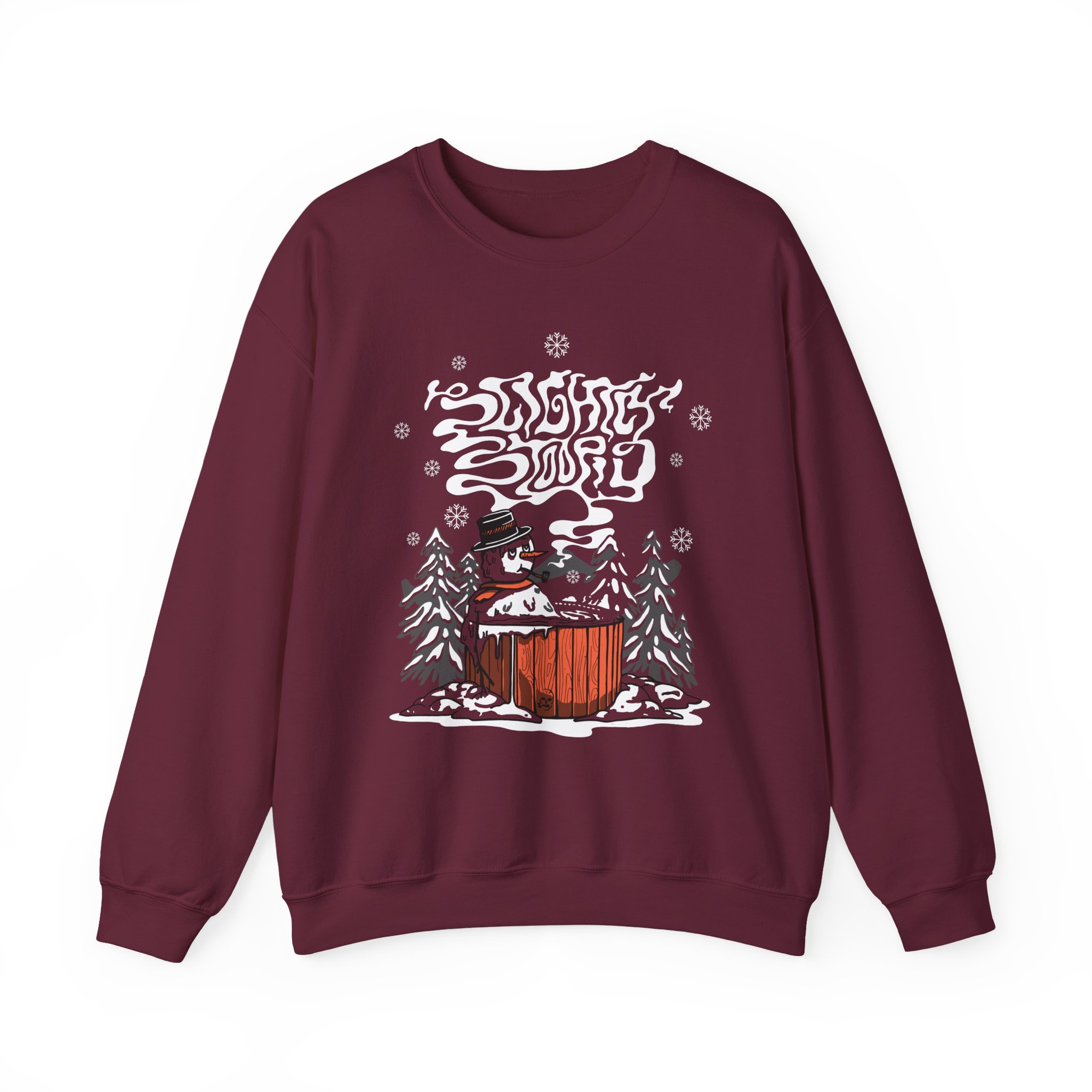 Slightly Stoopid Snowman Unisex Heavy Blendâ„¢ Crewneck Sweatshirt