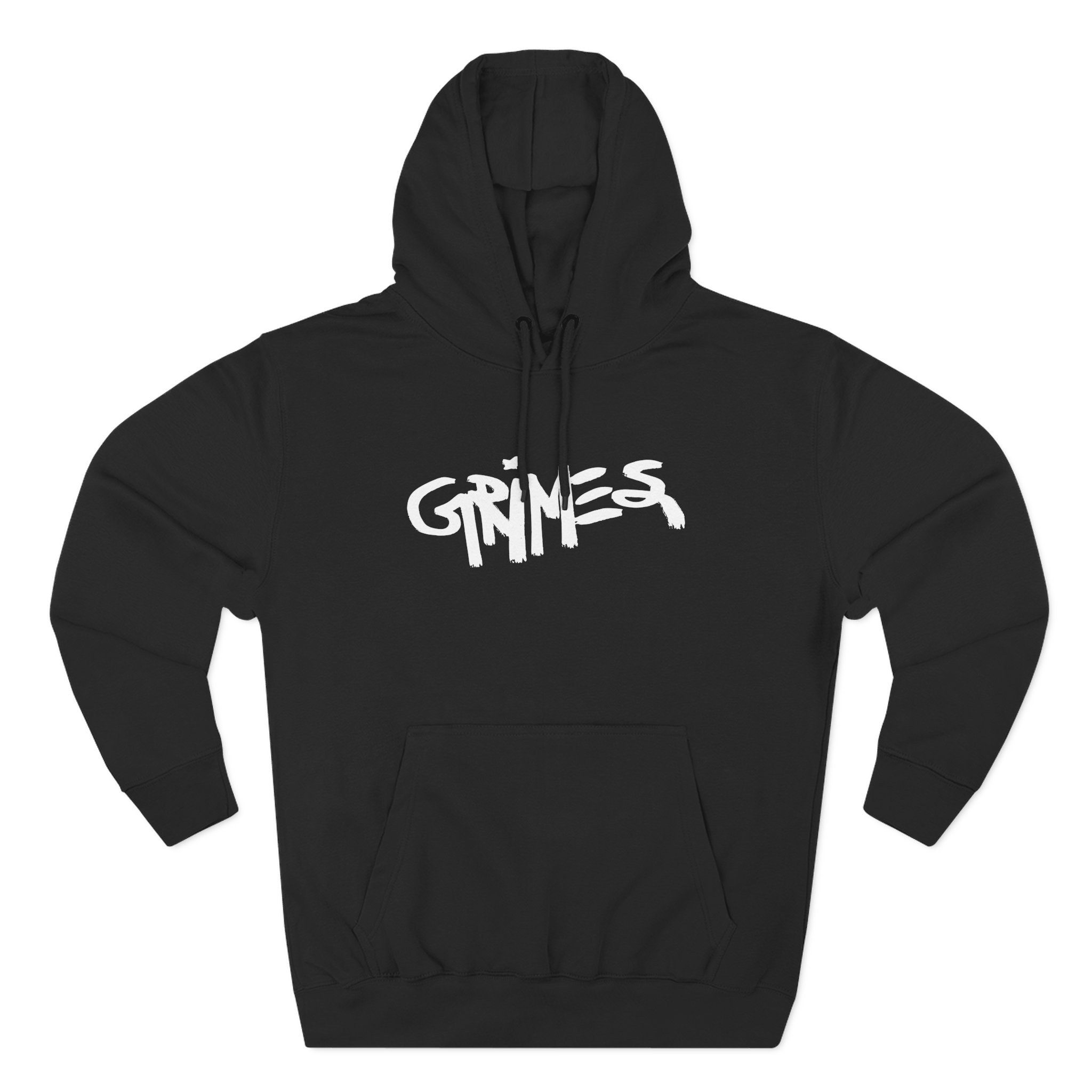 Grimes Logo Three-panel Fleece Hoodie