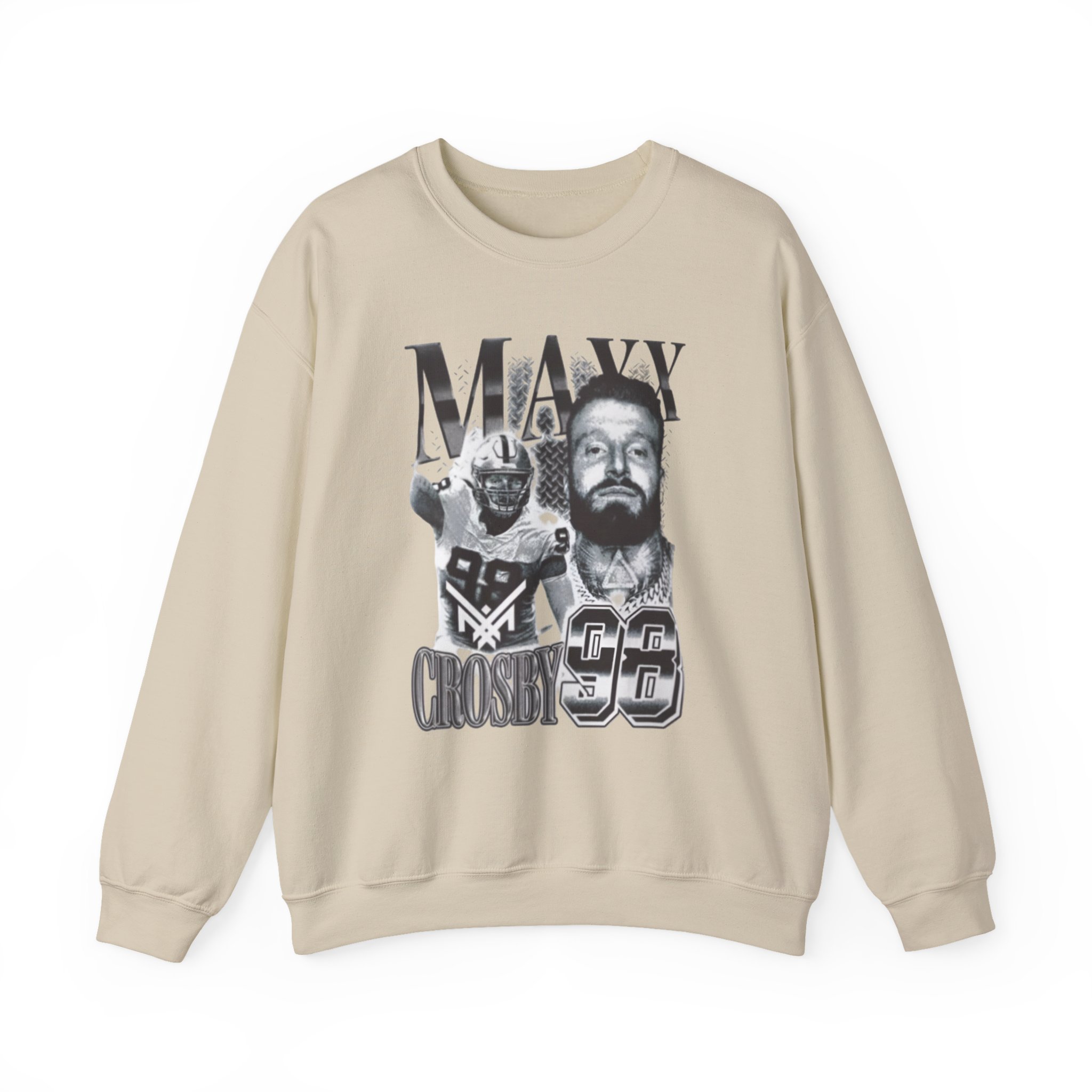 Maxx Crosby Vintage Unisex Heavy Blendâ„¢ Crewneck Sweatshirt