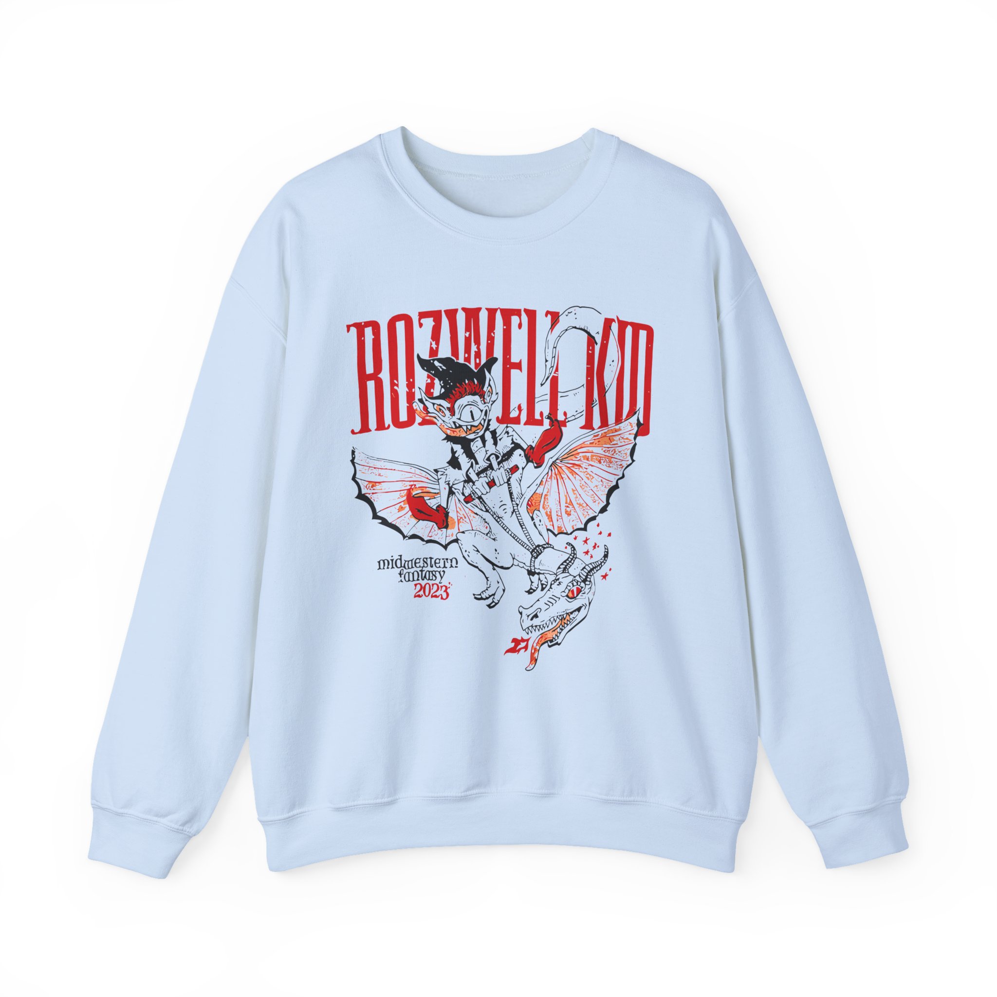 Rozwell Kid 2023 Midwestern Fantasy Tour Unisex Heavy Blendâ„¢ Crewneck Sweatshirt