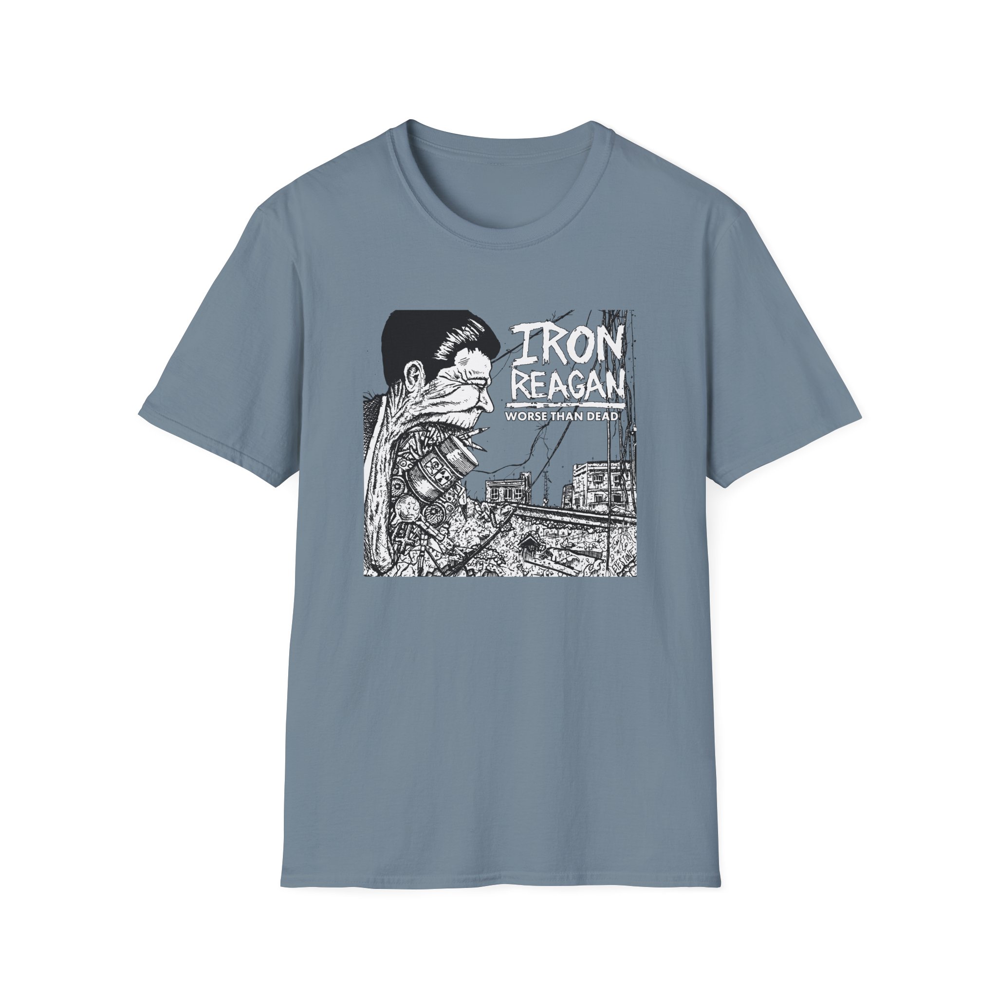 Iron Reagan Worse Than Dead Unisex Softstyle T-Shirt