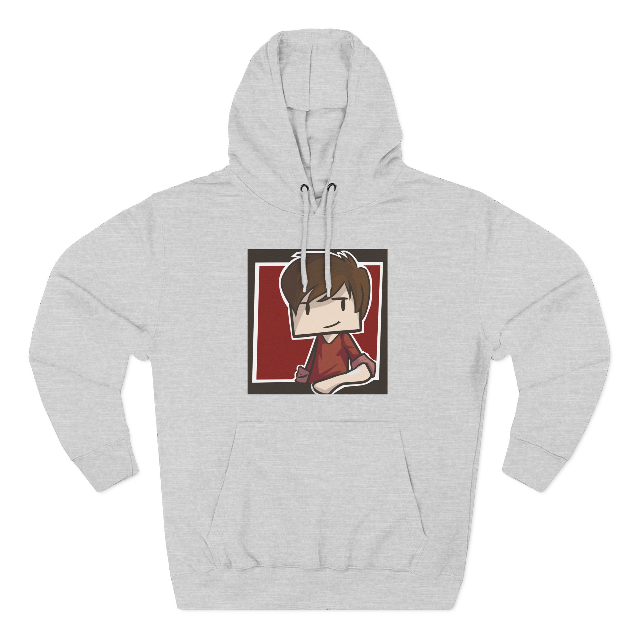 Grian Three-Panel Fleece Hoodie