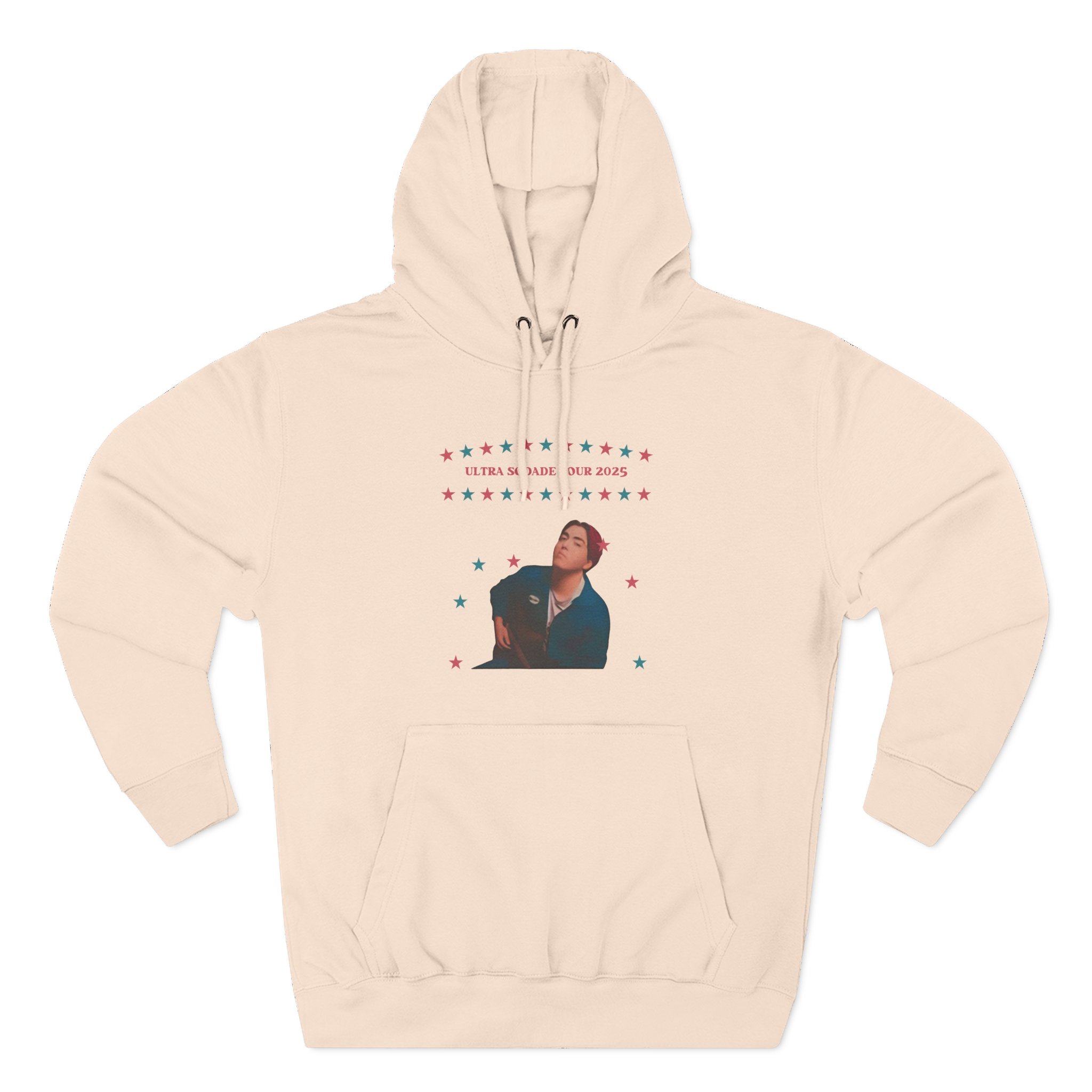 Kevin Kaarl Ultra Sodade Three-Panel Fleece Hoodie