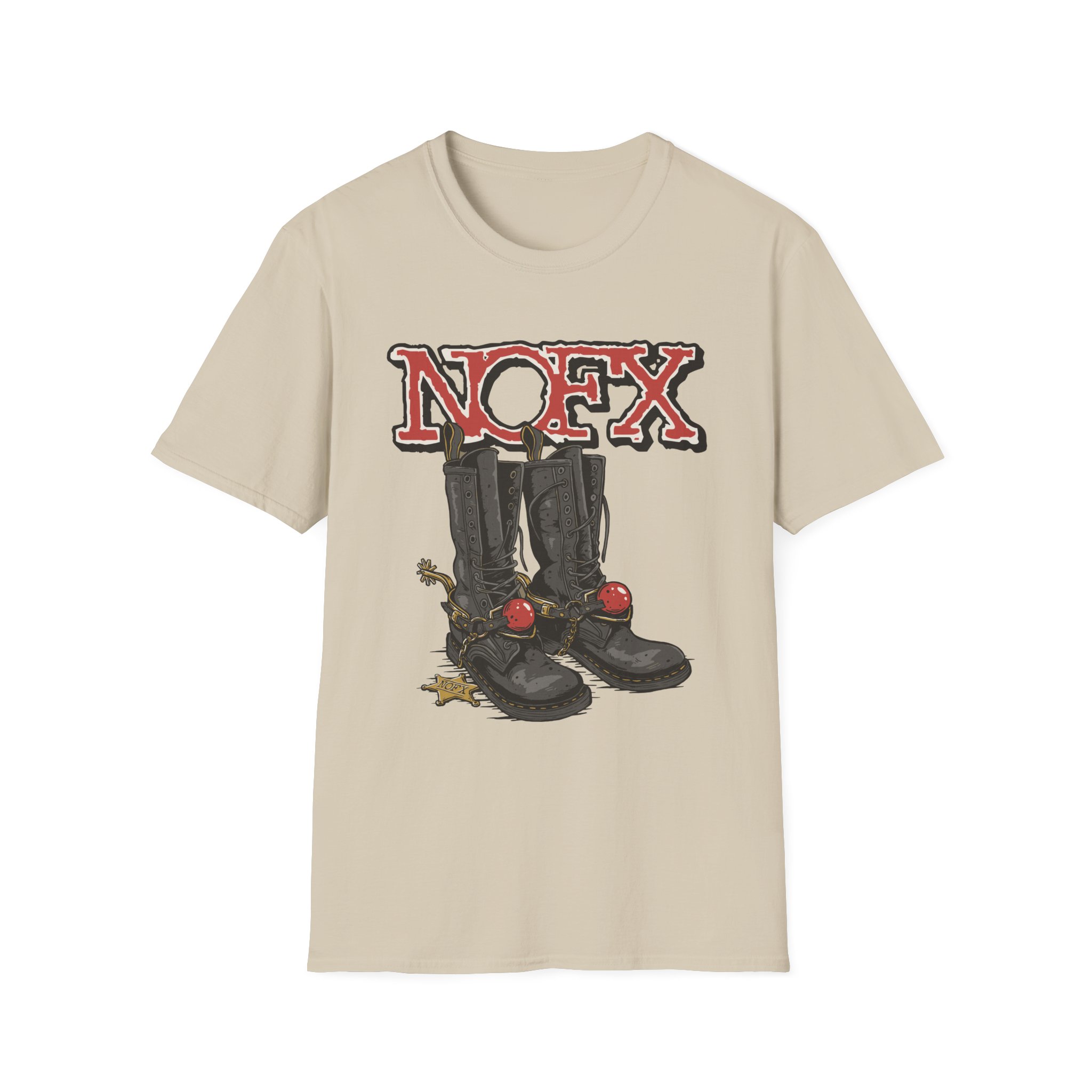 Nofx Boots Unisex Softstyle T-Shirt