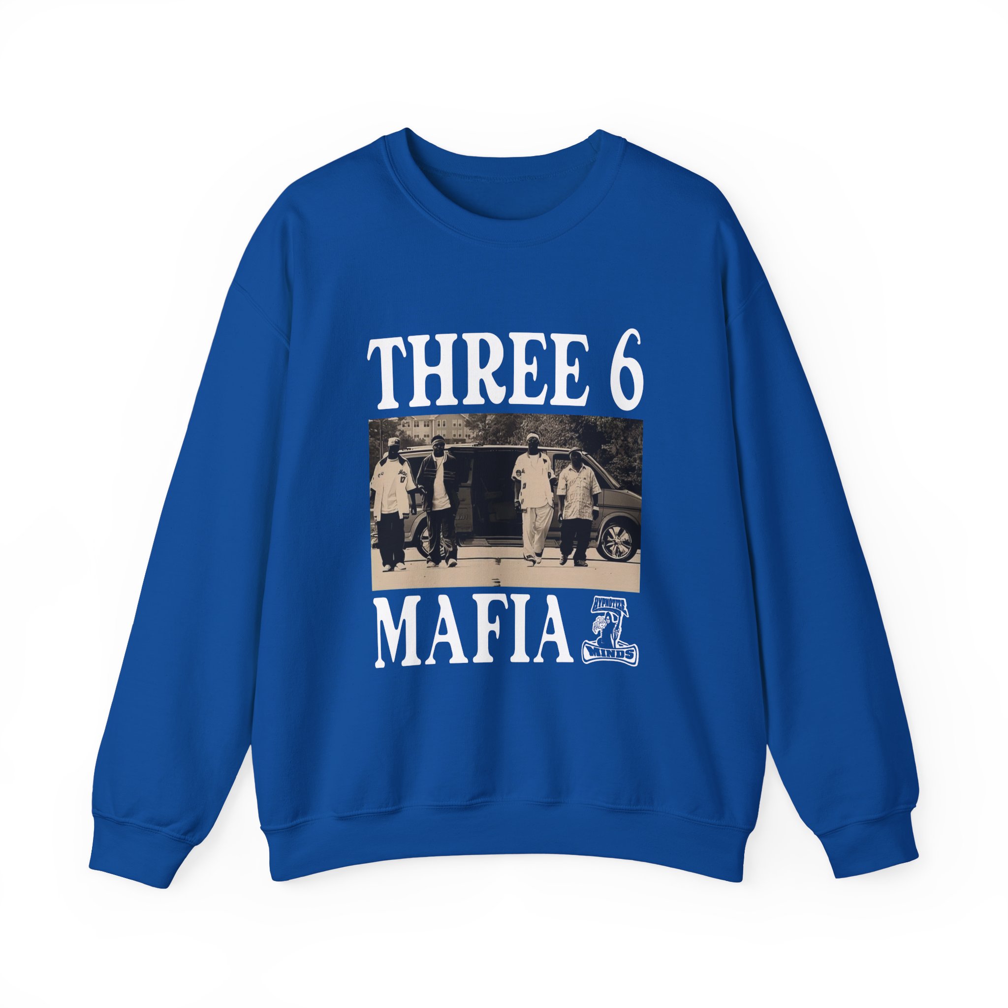 Three 6 Mafia Ridin Spinners Unisex Heavy Blendâ„¢ Crewneck Sweatshirt