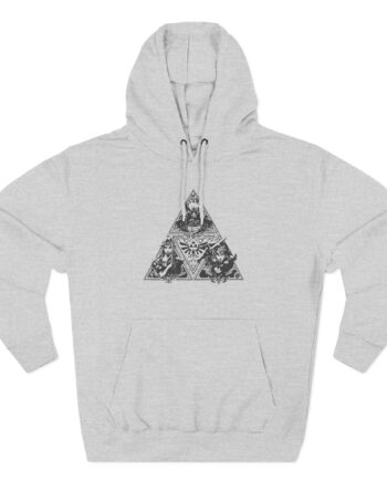 TL Three-Panel Fleece Hoodie