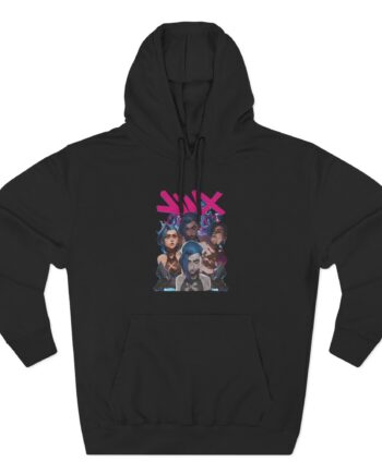 Jinx Three-Panel Fleece Hoodie