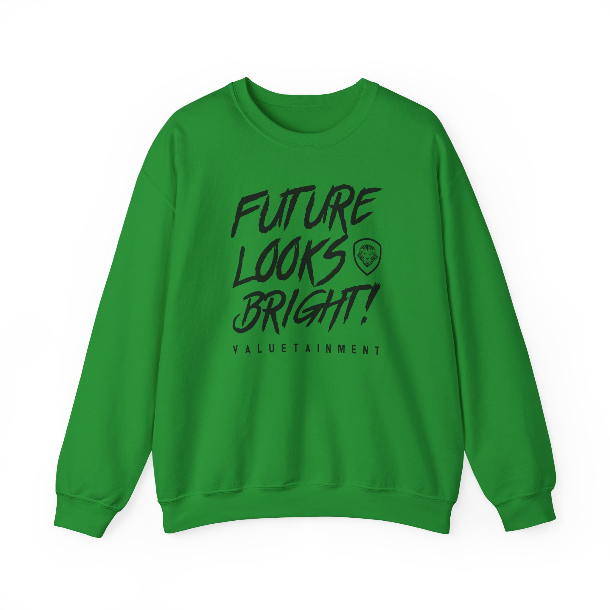 Valuetainment Future Looks Bright Unisex Heavy Blendâ„¢ Crewneck Sweatshirt