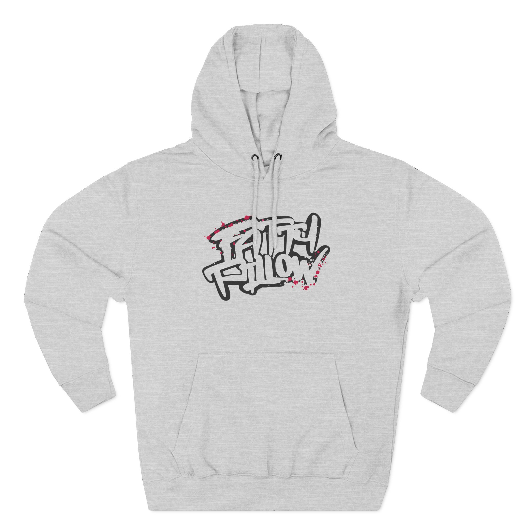 Fattypillow Three-Panel Fleece Hoodie