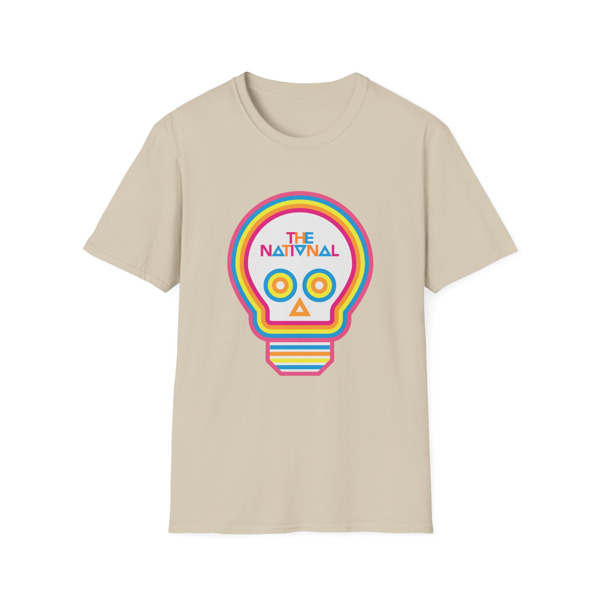 The National Lightbulb Skull Unisex Softstyle T-shirt