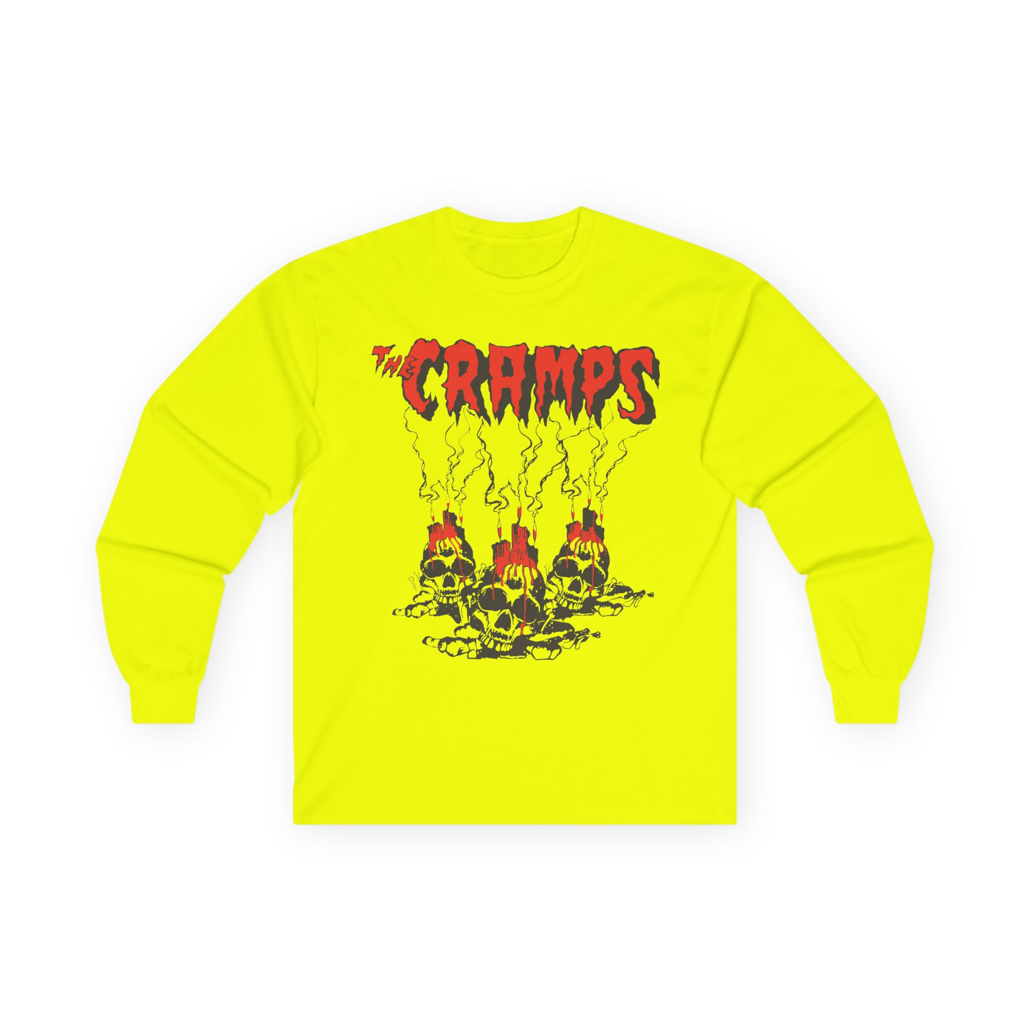 The Cramps Voodoo Skulls Unisex Ultra Cotton Long Sleeve Tee