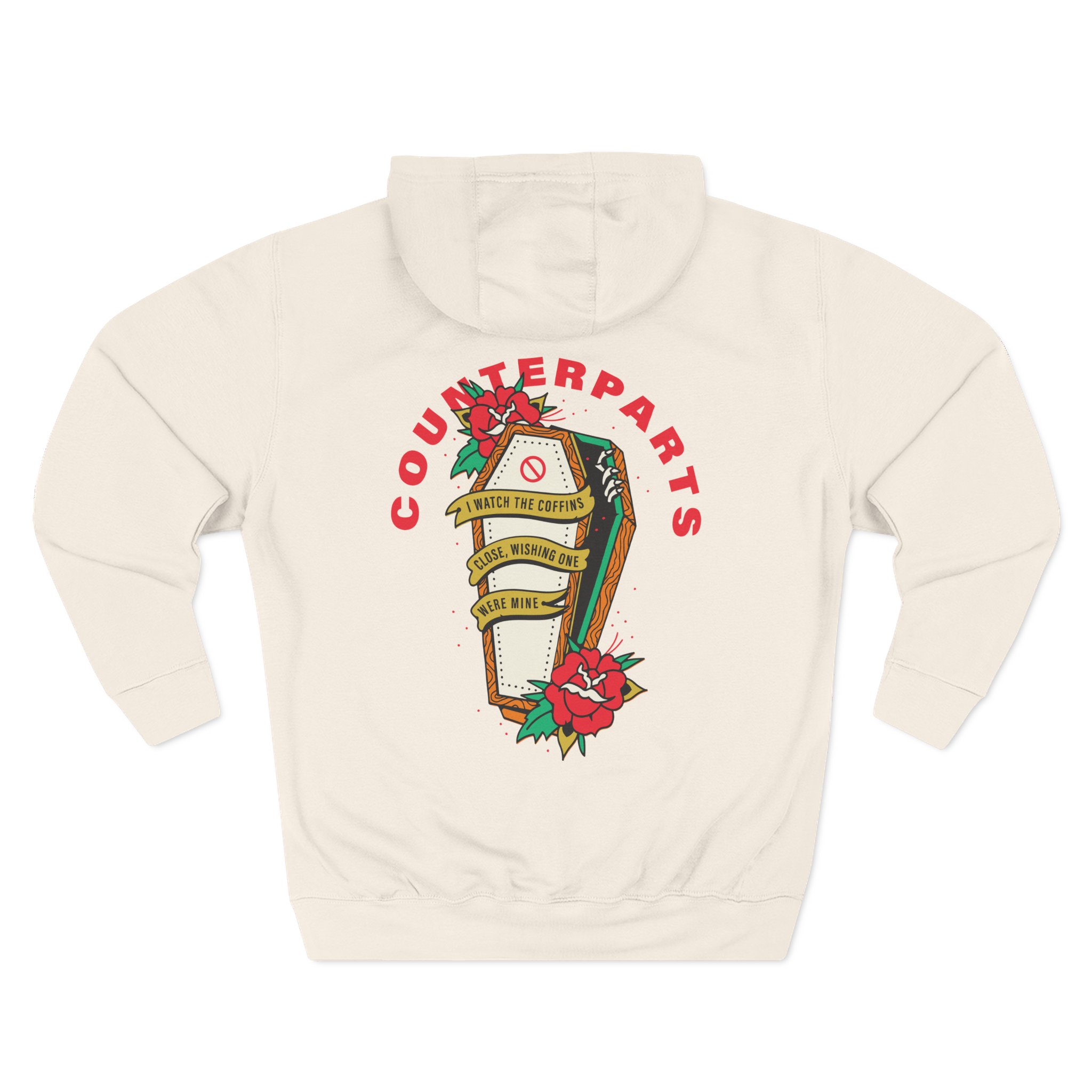 Counterparts Three-Panel Fleece Hoodie