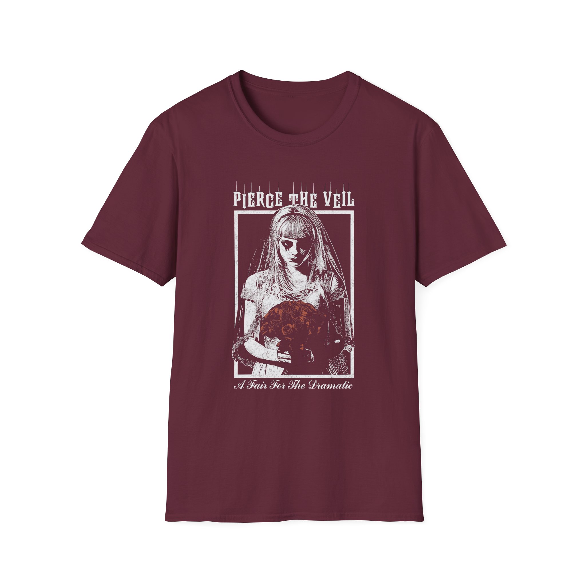 Pierce the Veil a Flair for the Dramatic Bride Unisex Softstyle T-Shirt