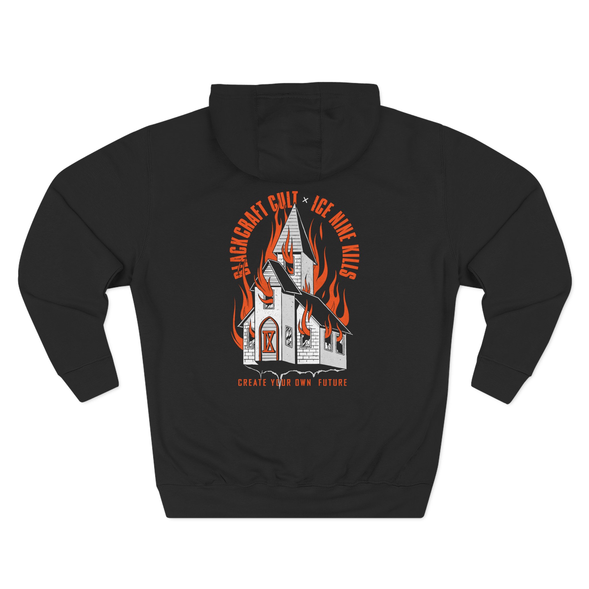 Ice Nine Kills Ink Burning Church Three-Panel Fleece Hoodie