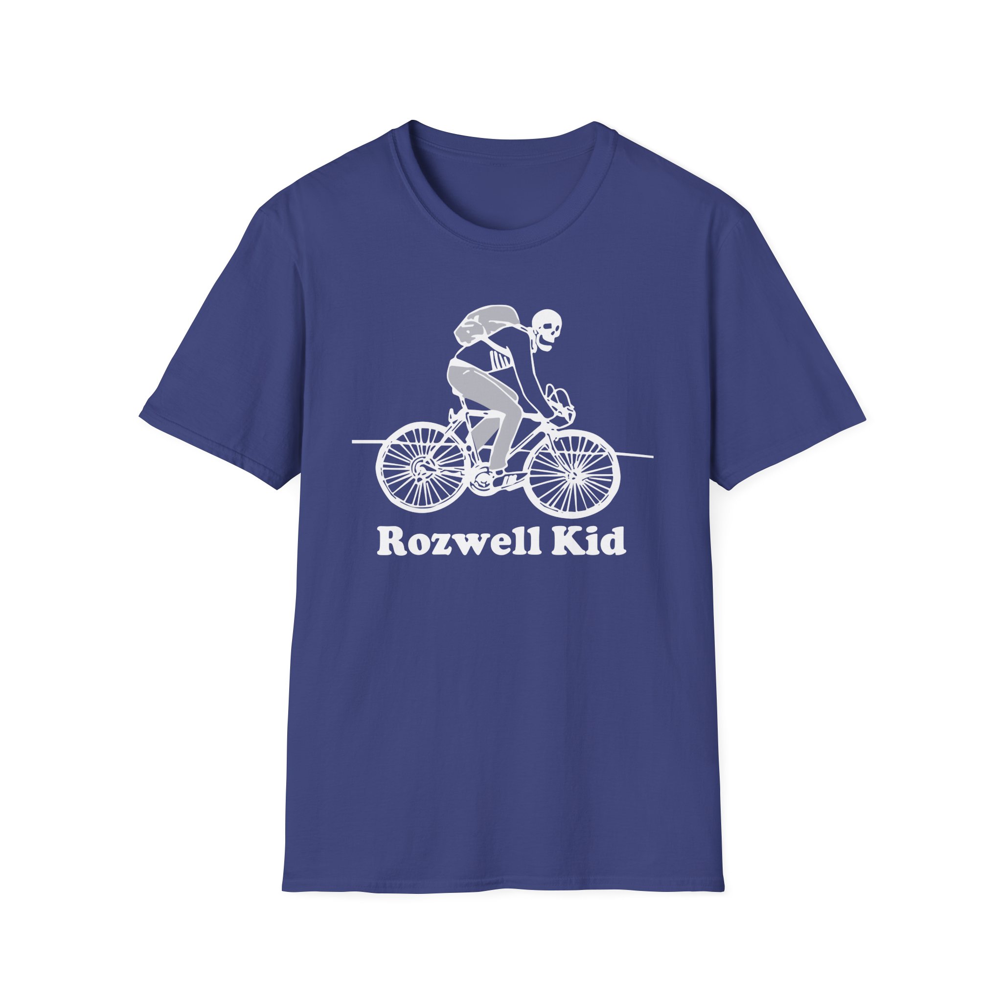 Rozwell Kid Bicycle Skeleton Unisex Softstyle T-Shirt