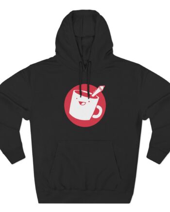 Drawfee Logo Three-Panel Fleece Hoodie
