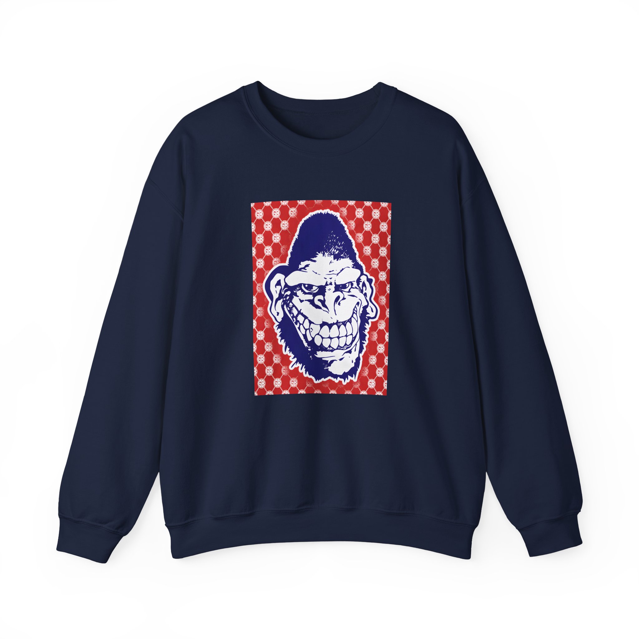 Gorilla Biscuits Gb Pattern Unisex Heavy Blendâ„¢ Crewneck Sweatshirt
